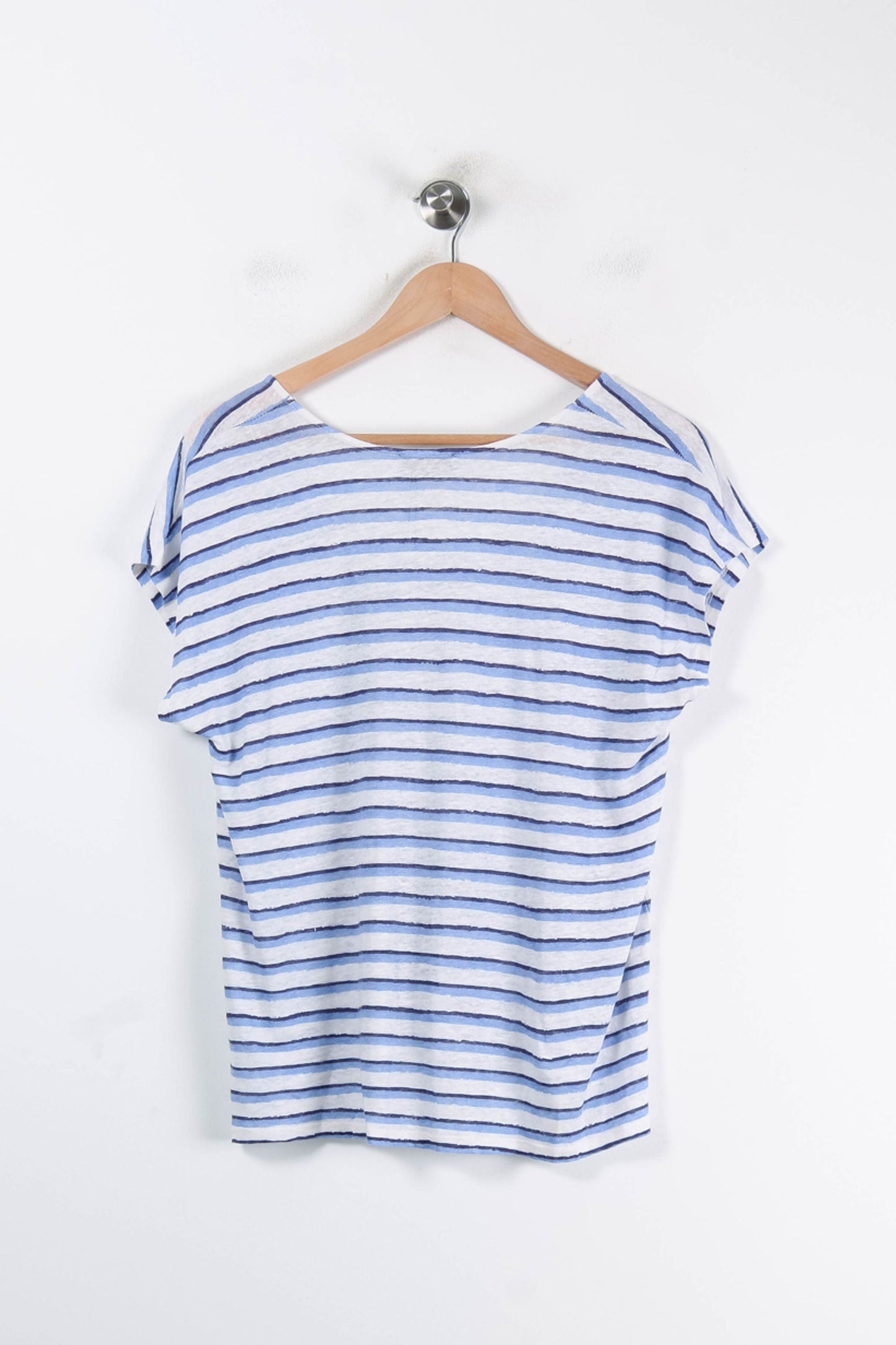 Tee-shirt Blanc et Bleu - Taille L/40