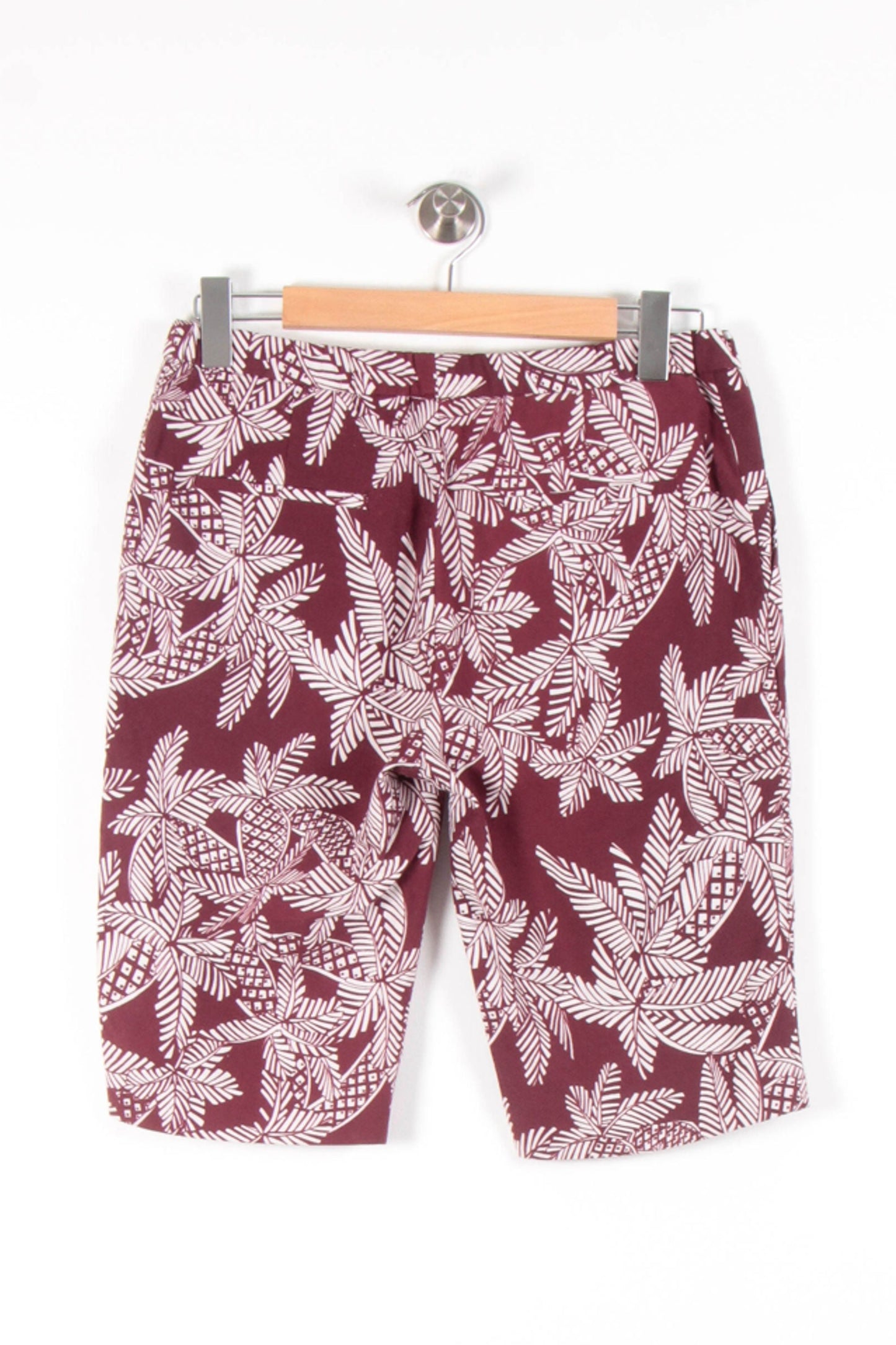 Bermuda Bordeaux et Blanc - Taille M/38