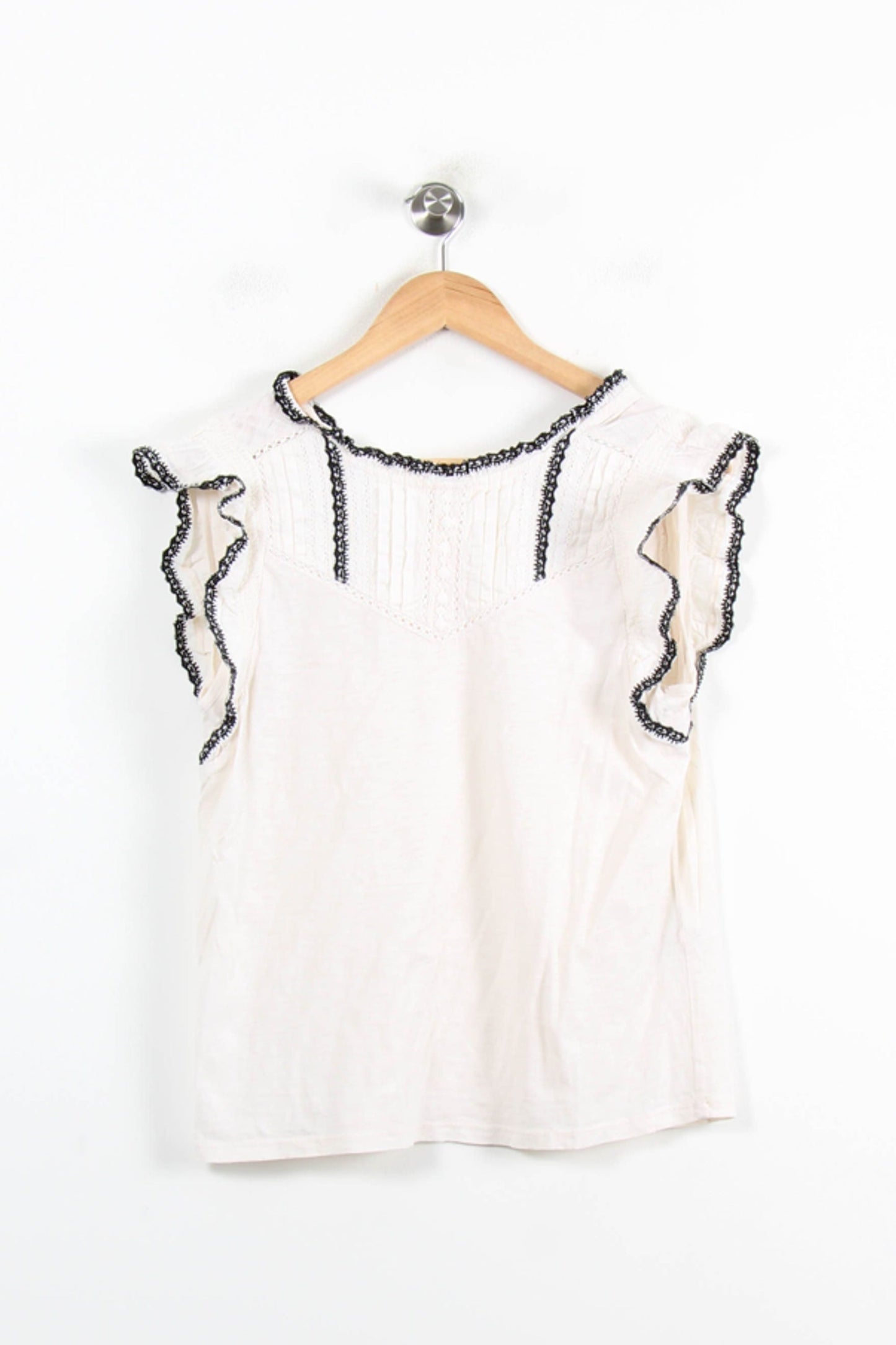 Top Blanc et Noir - Taille S/36