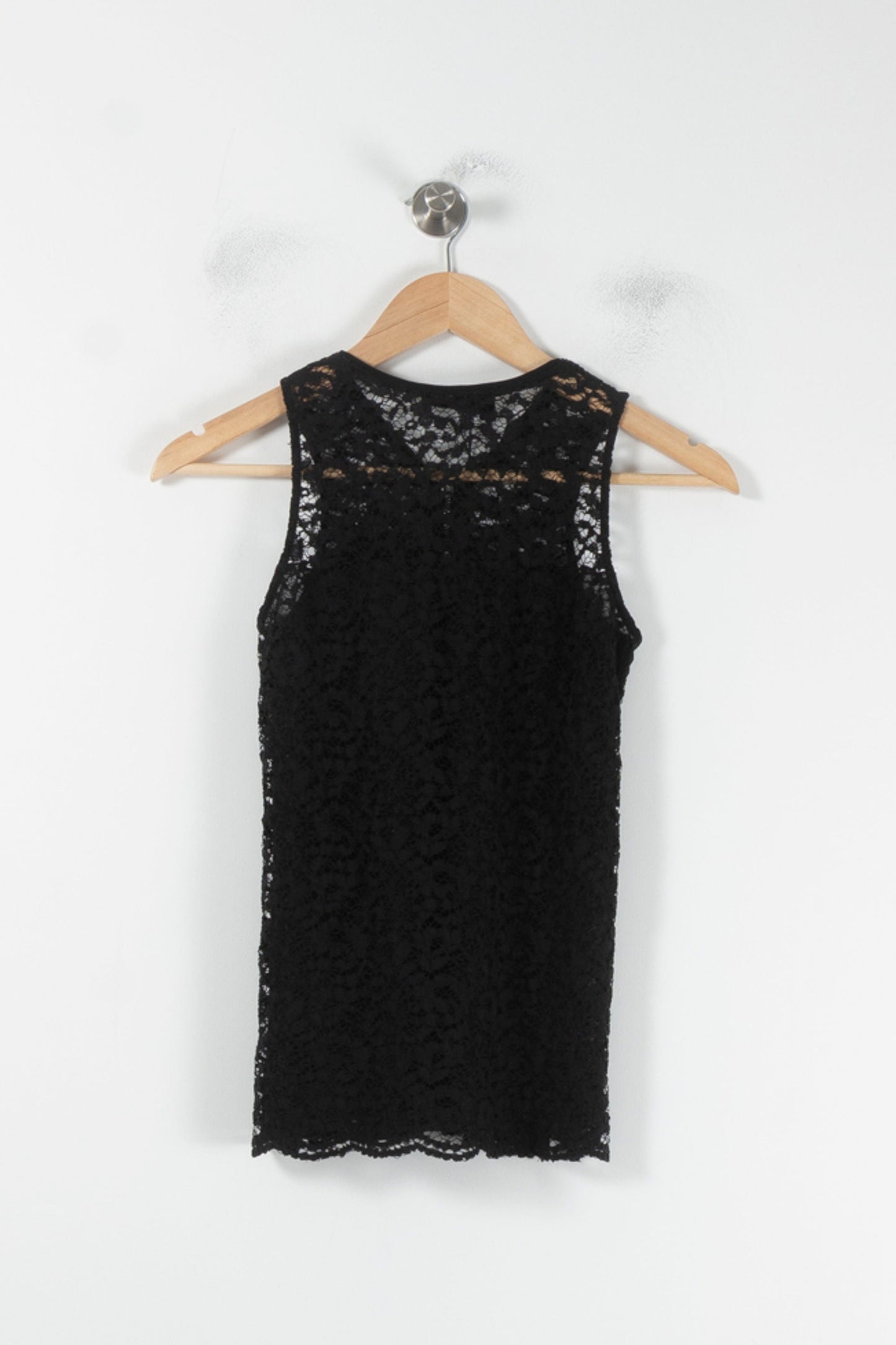 Top Sans Manches Noir - Taille XS/34