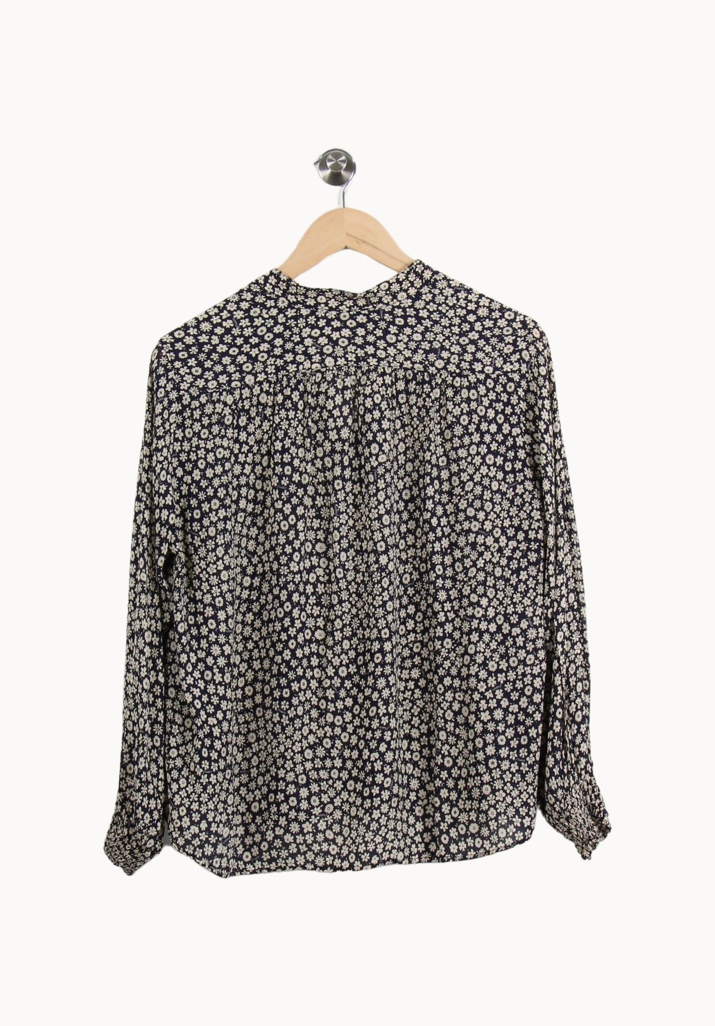 Blouse Noire et Blanche - Taille L/40