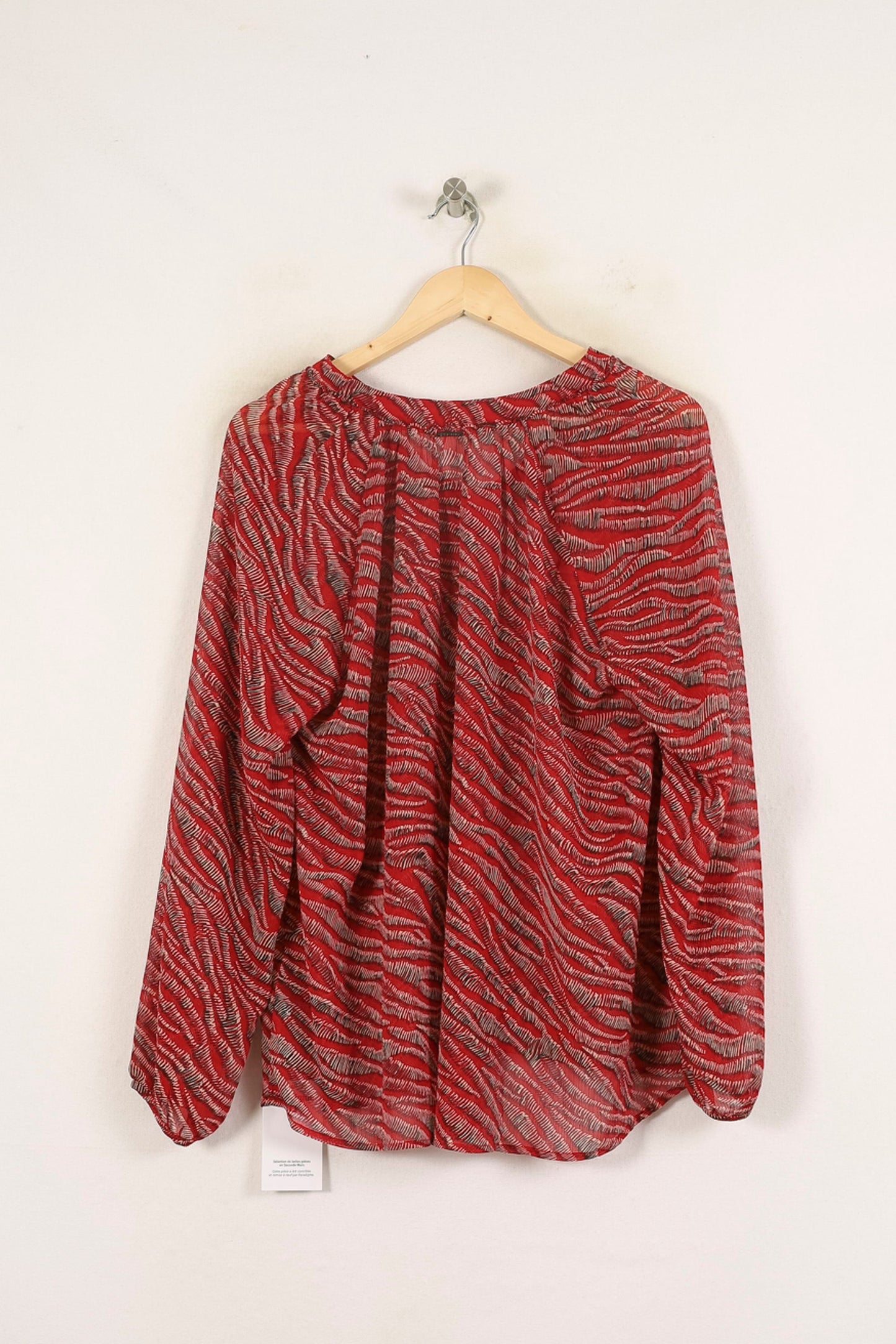 Blouse Rouge et Noire - Taille XXL/44