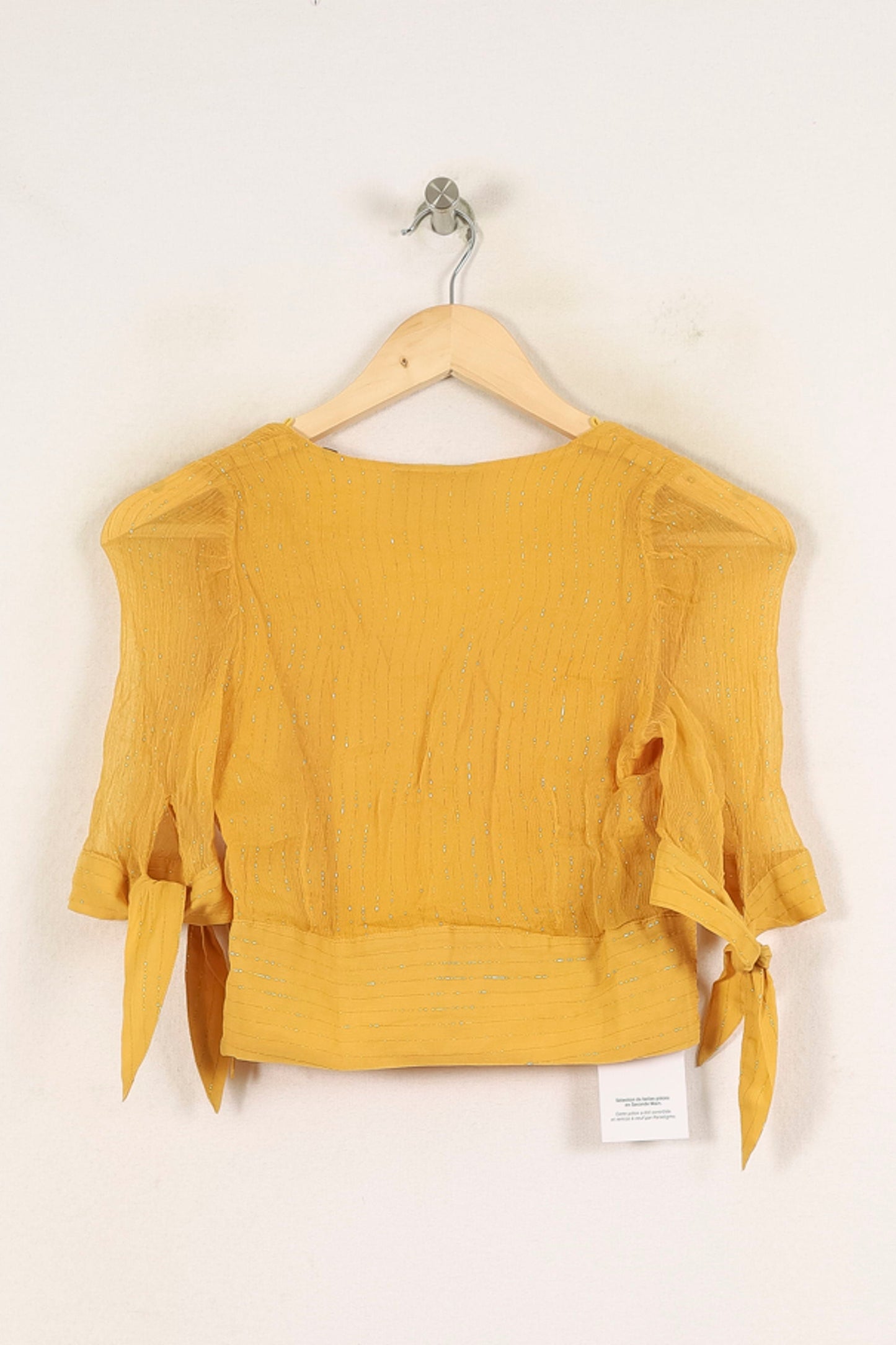Blouse jaune - Taille S/36