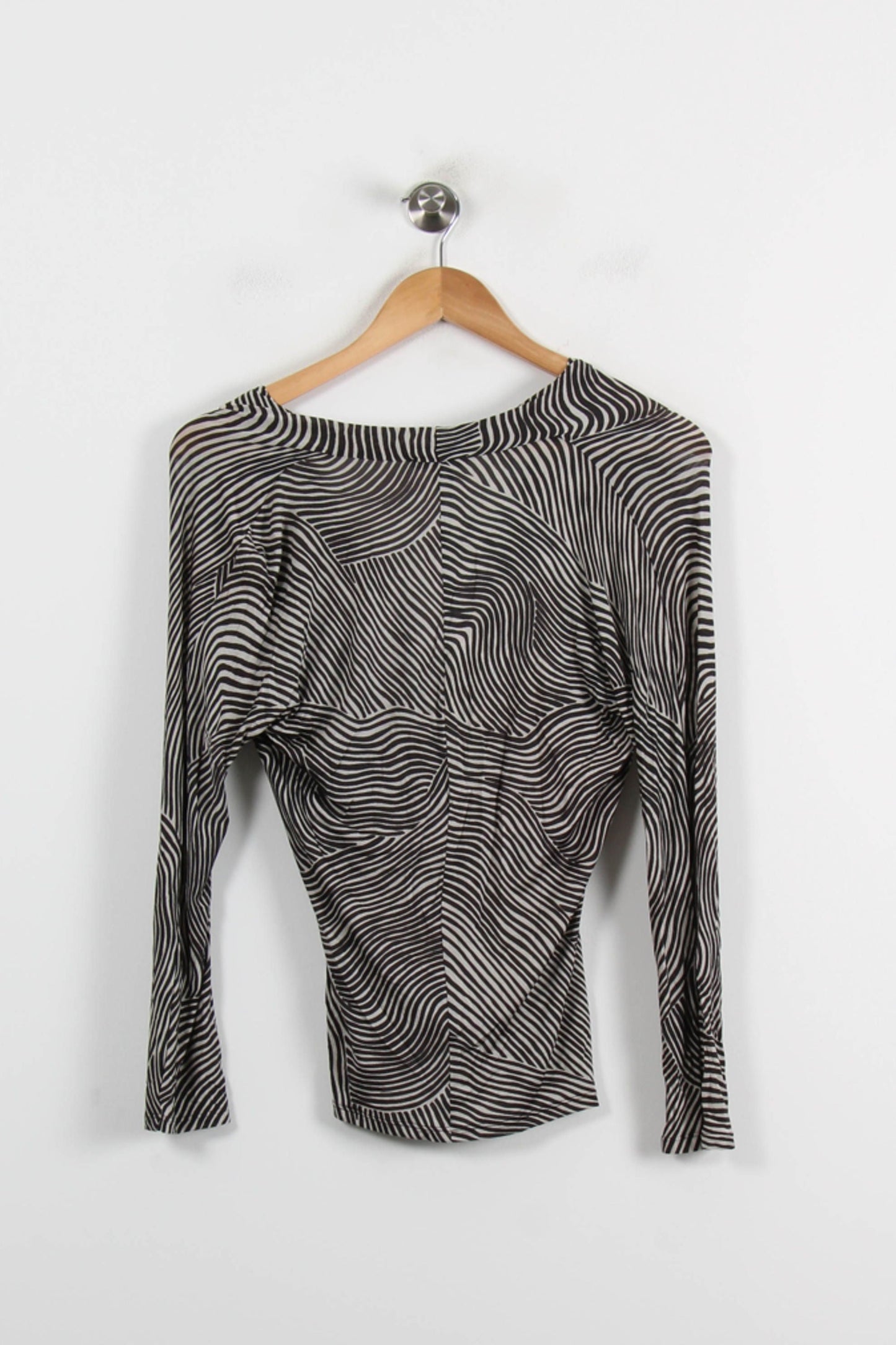 Blouse Noire et Blanche - Taille M/38