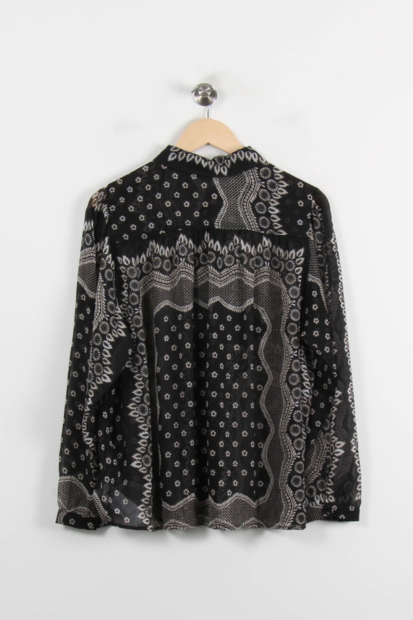 Blouse Noire et Blanche - Taille XXXL/46