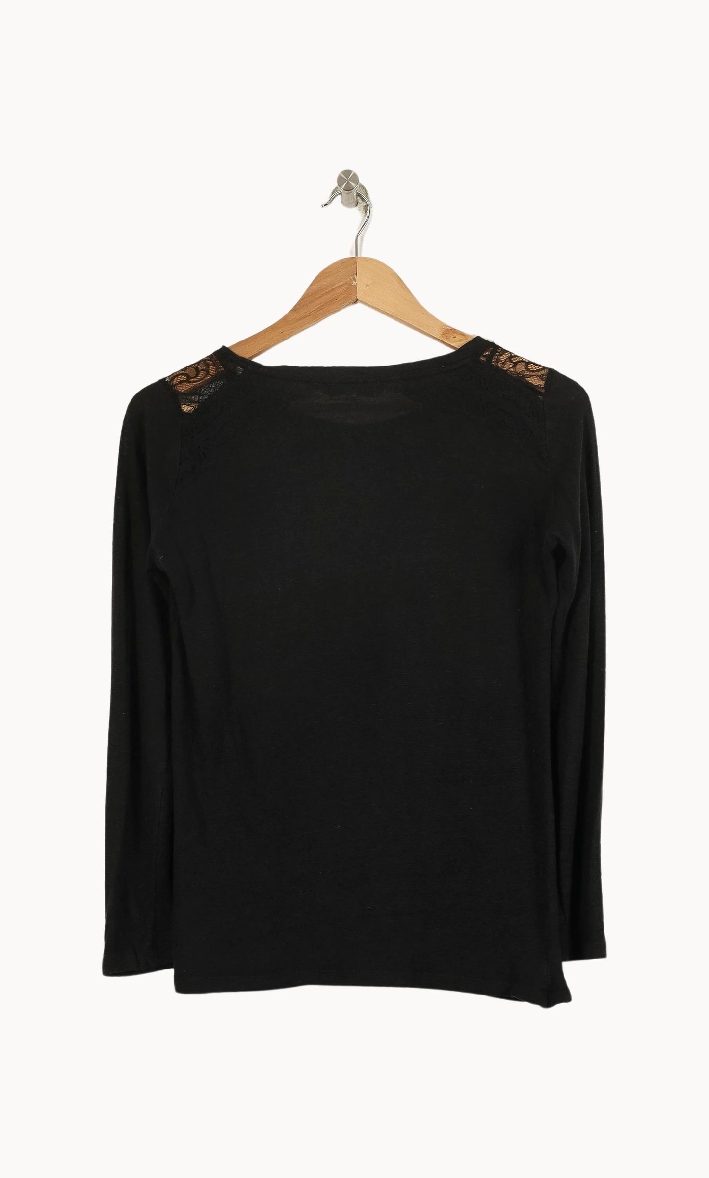 T-shirt Manches Longues Noir - Taille M/38