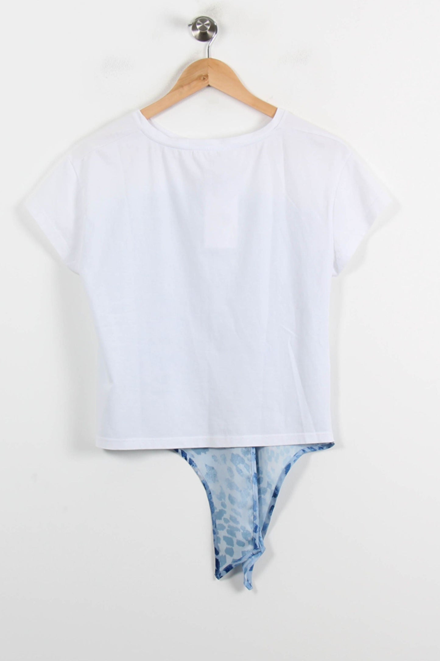 Tee-shirt Blanc et Bleu - Taille S/36
