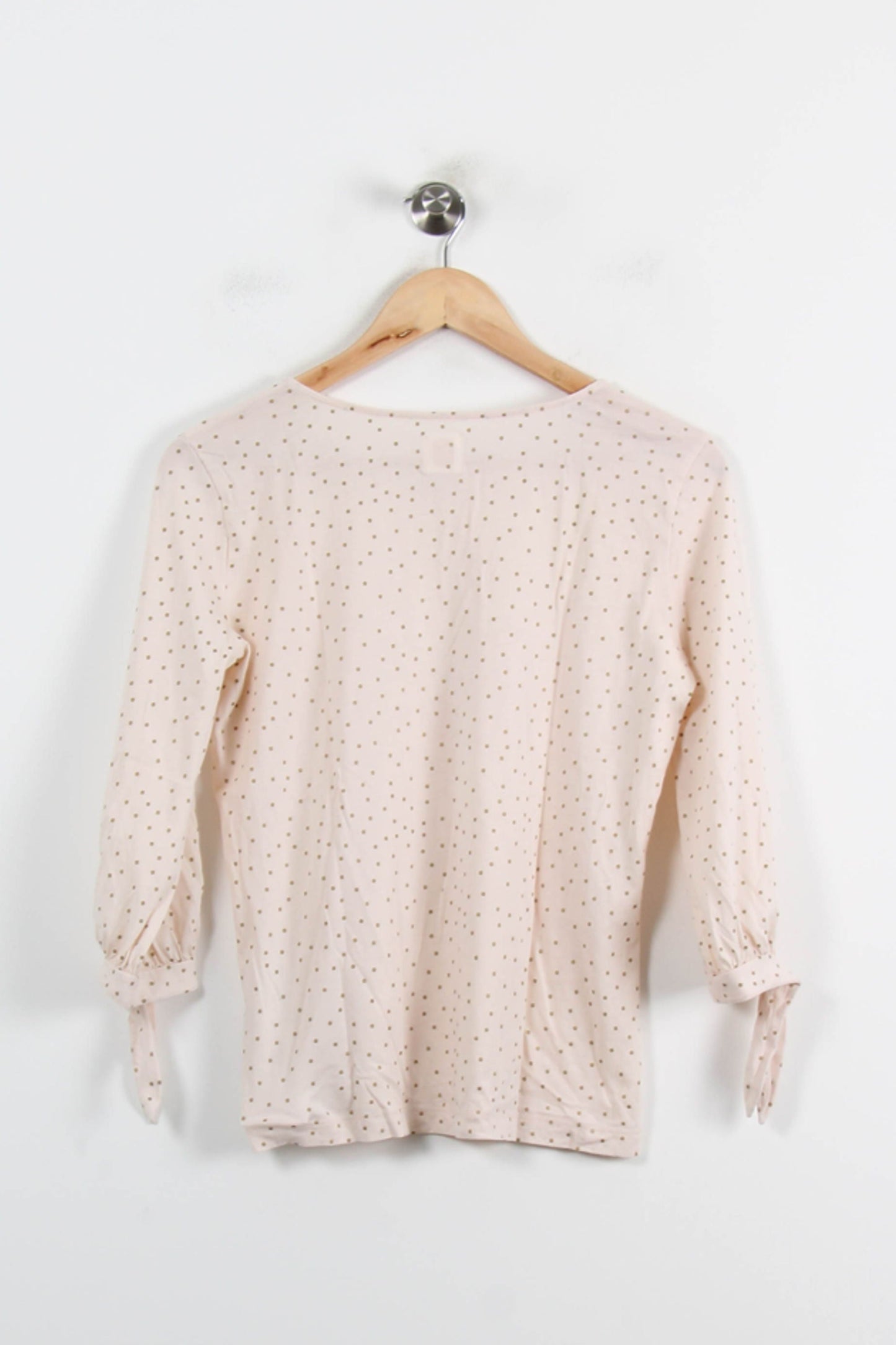 Blouse Beige à Pois - Taille S/36