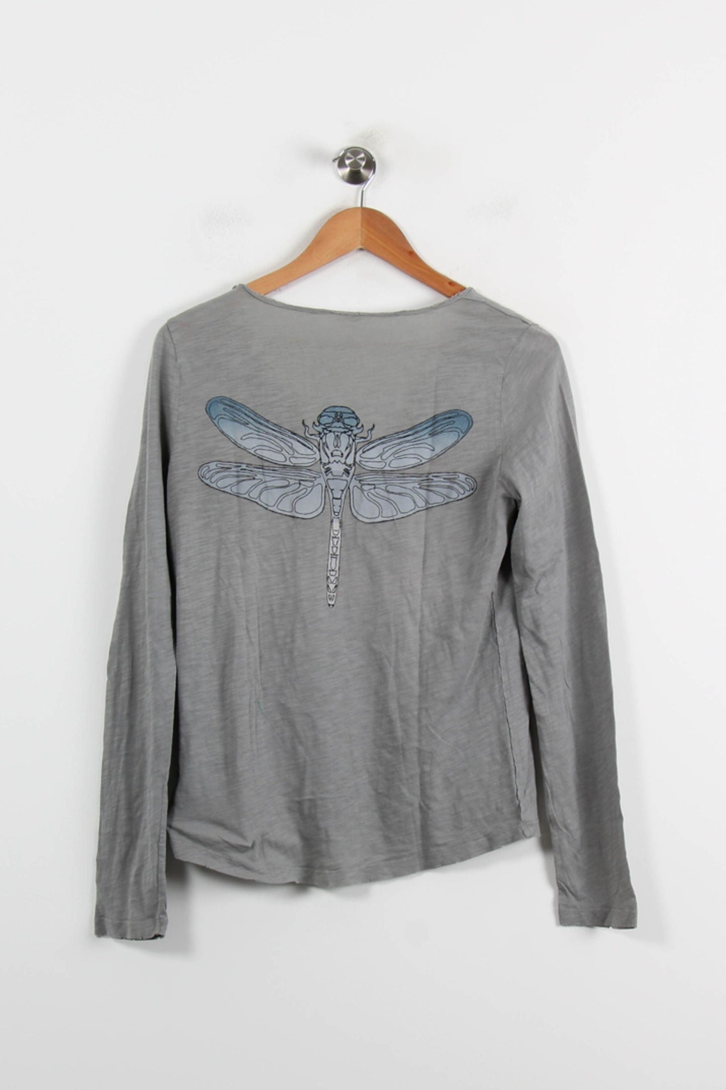 Tee-shirt Manches Longues Gris - Taille S/36