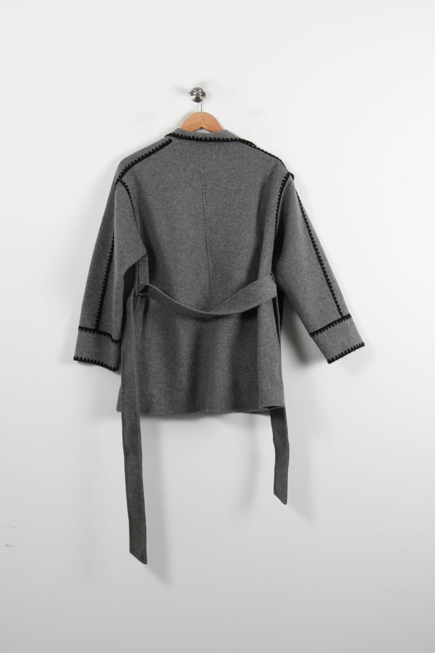 Veste Ceinturée Grise - Taille XS/34