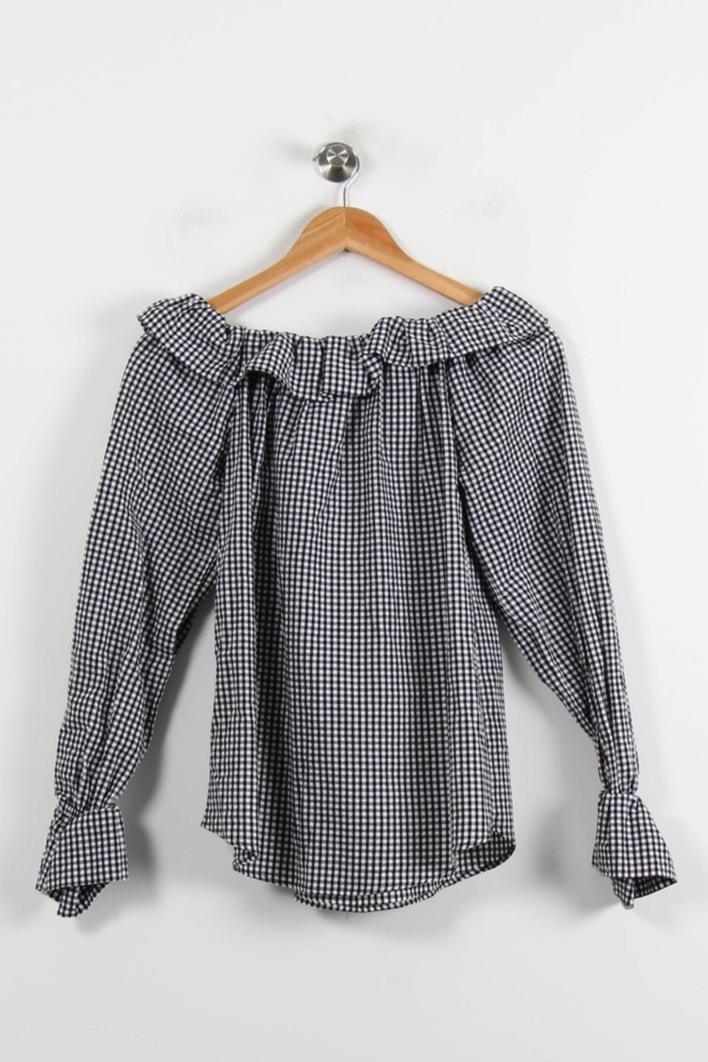 Blouse Noire et Blanche - Taille XS/34