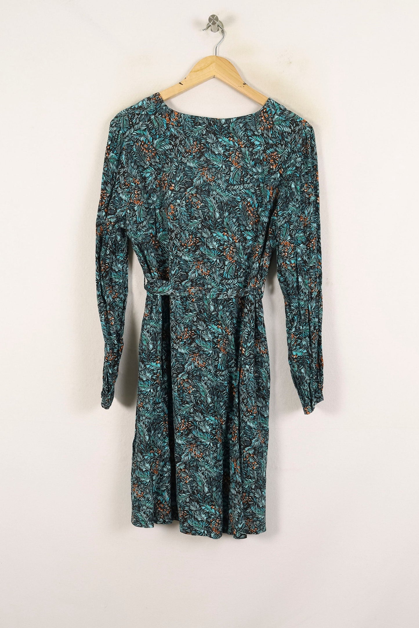 Robe Mi-longue Bleue et Orange - Taille XL/42