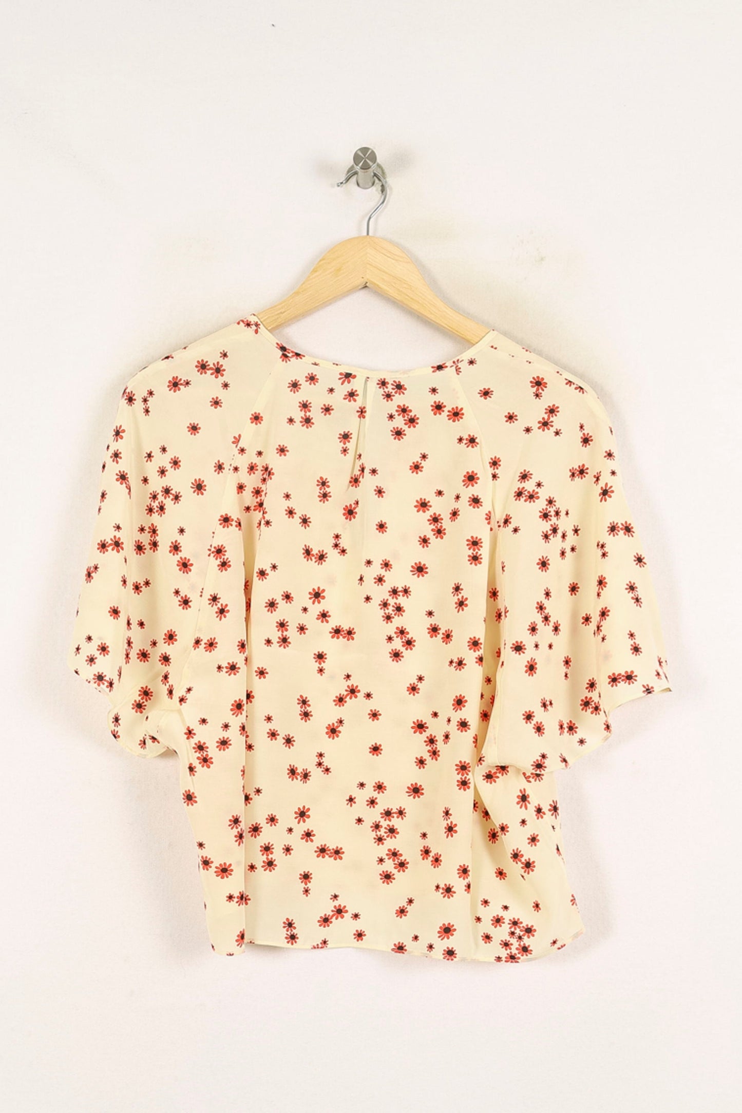 Blouse Crème et Rouge - Taille M/38