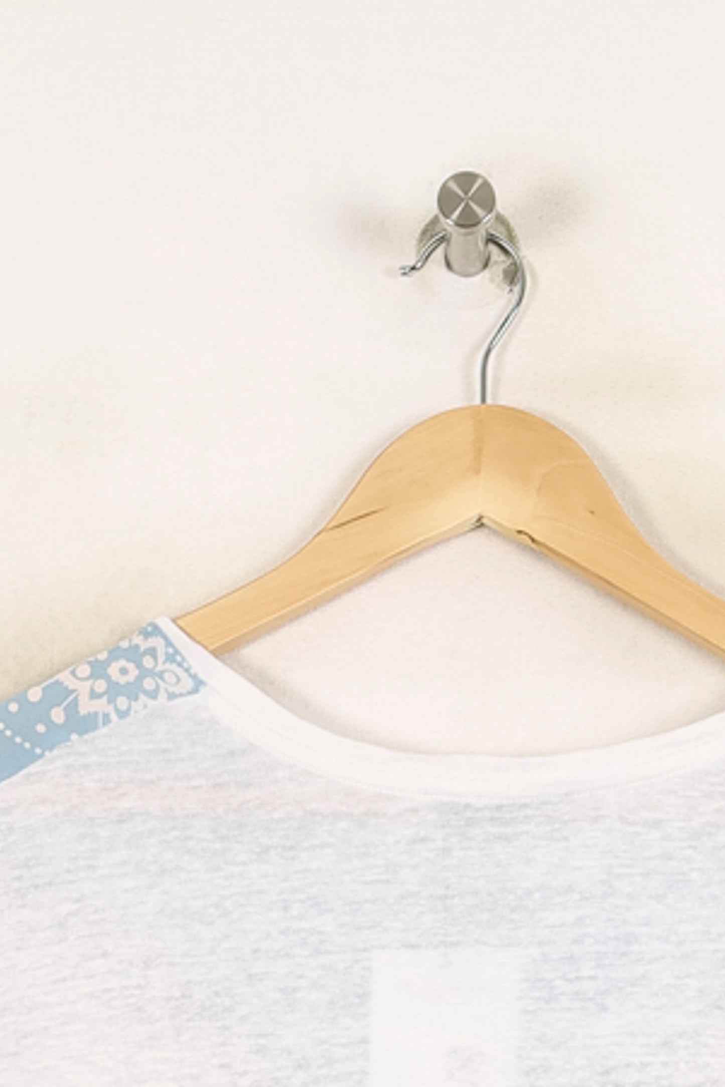 Tee-shirt Blanc et Bleu - Taille S/36