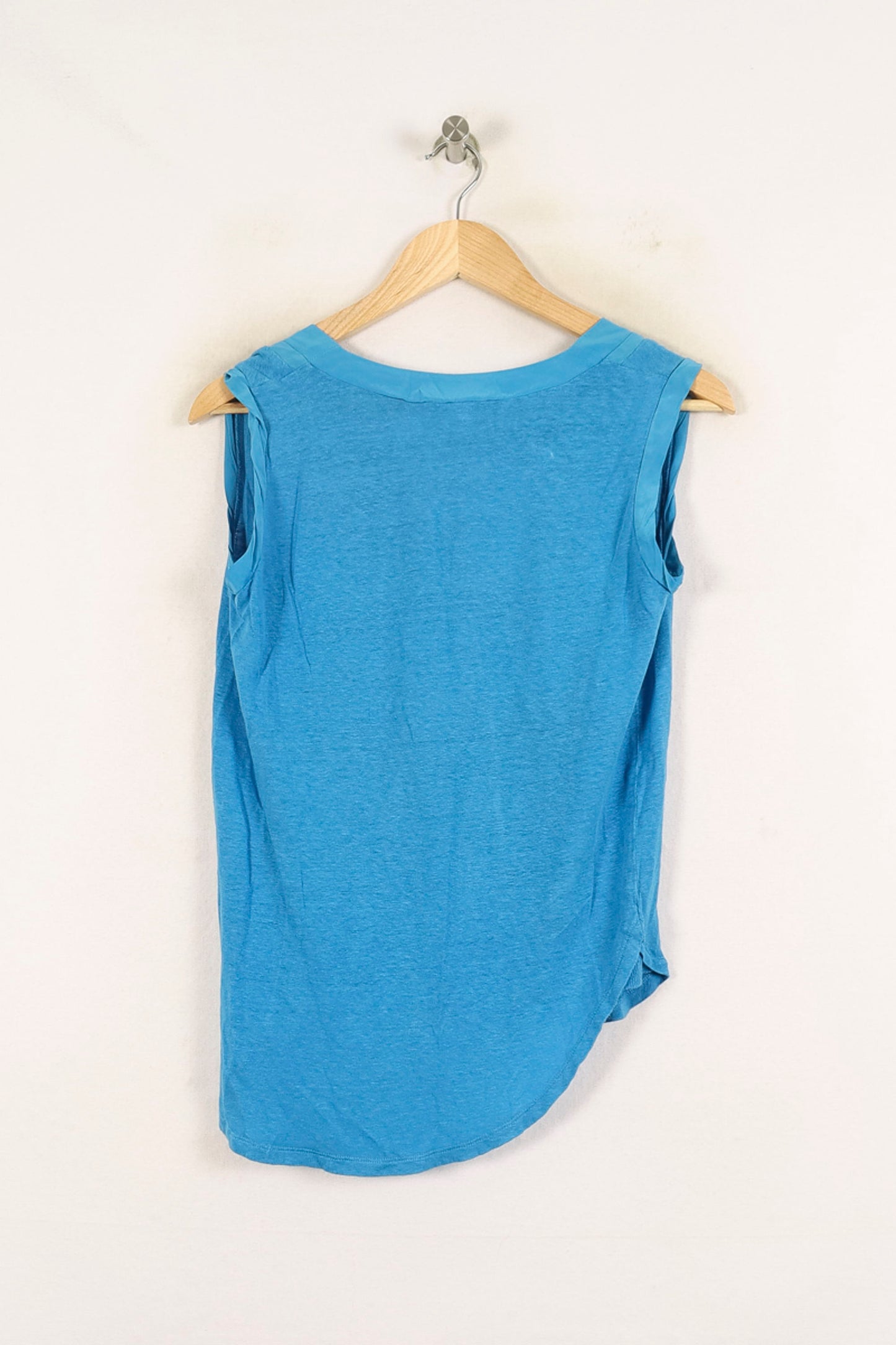 Blouse Sans Manches Bleue - Taille S/36