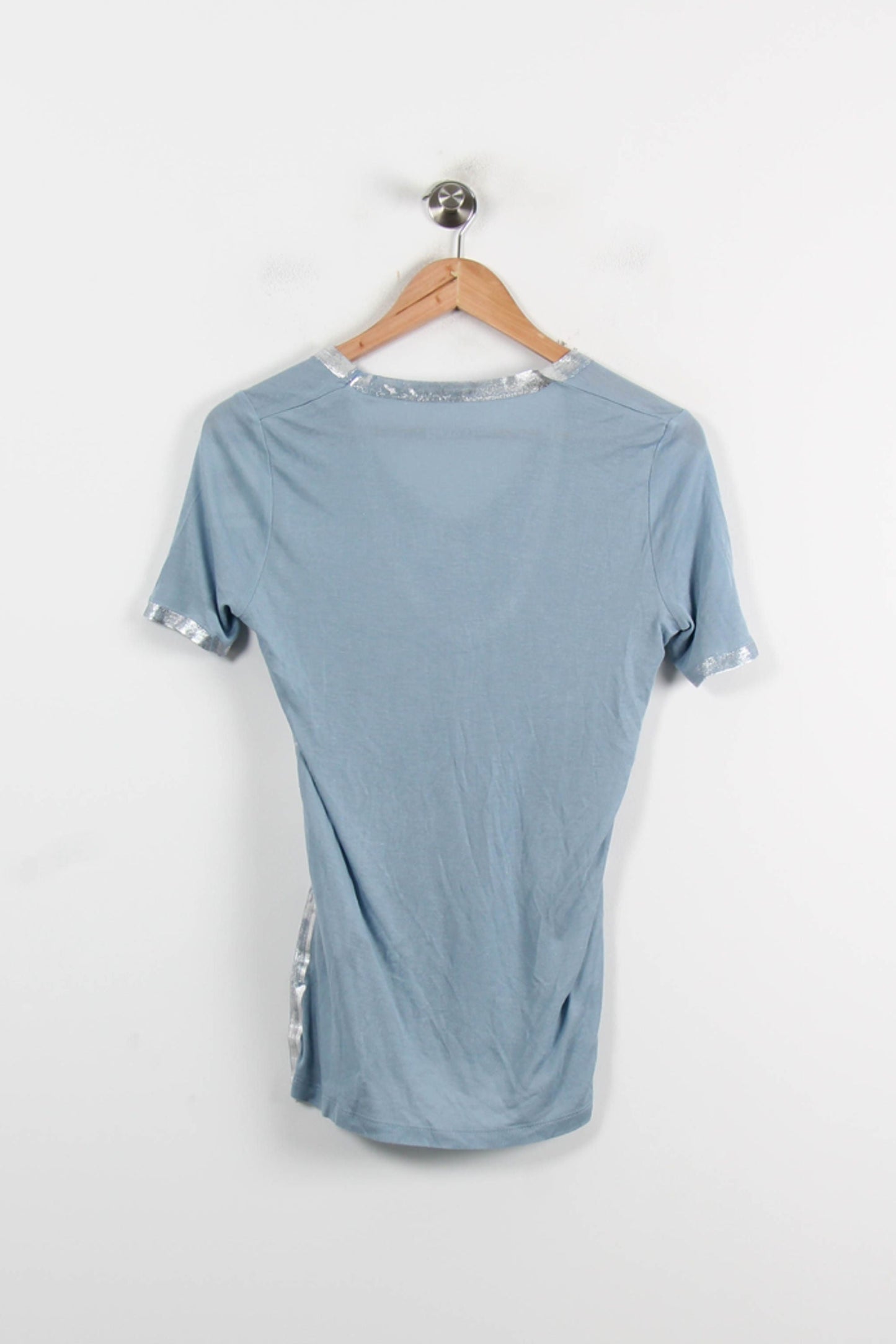 Tee-shirt Bleu et Argenté - Taille S/36
