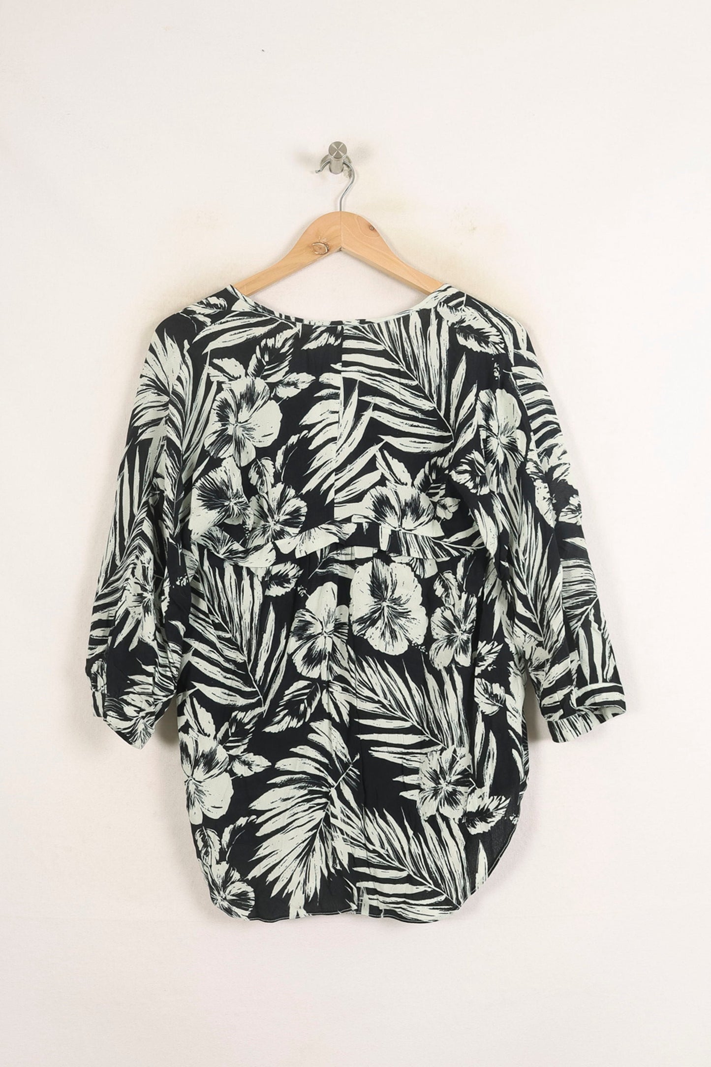 Blouse Noire et Blanche - Taille S/36