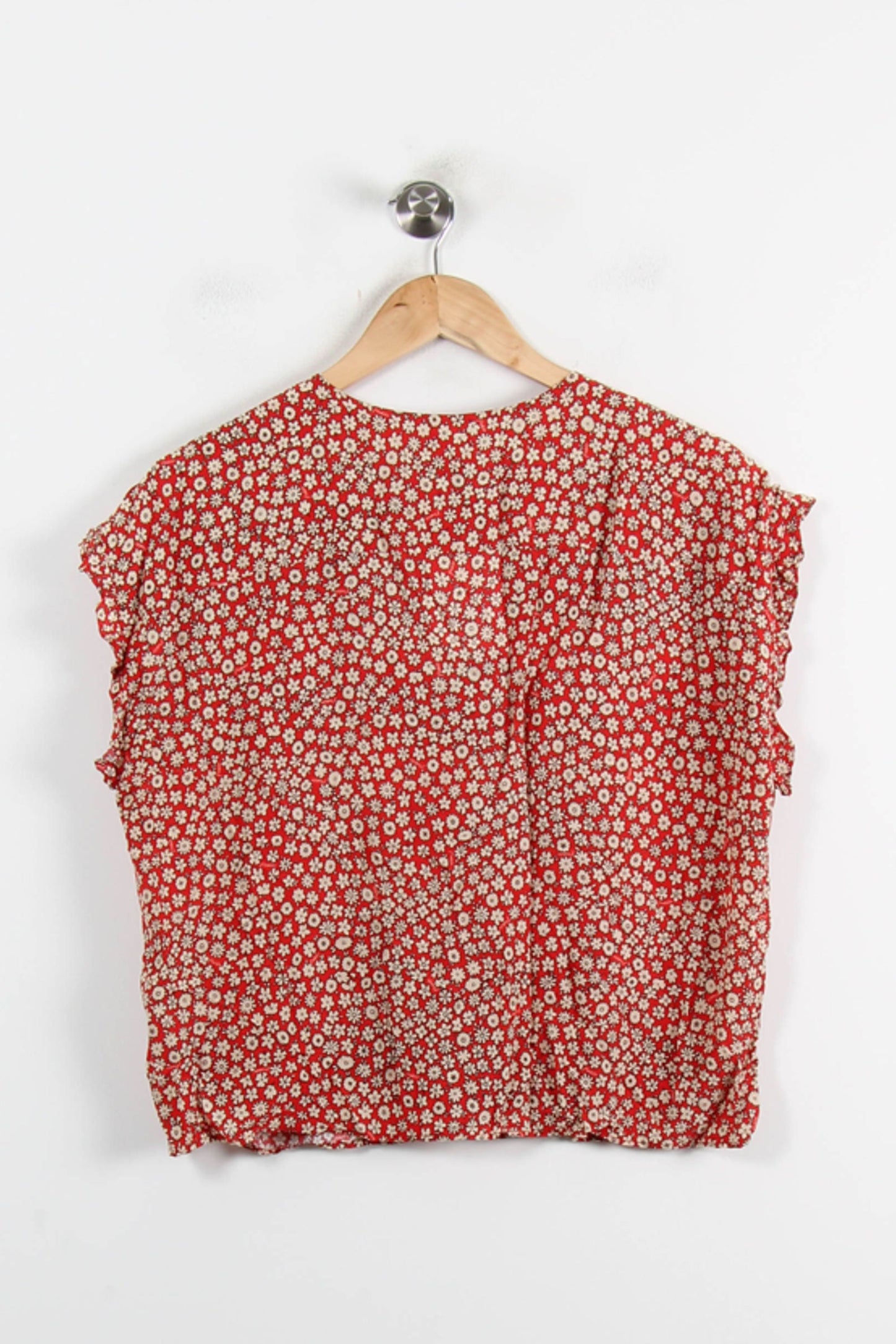 Blouse Rouge et Blanche - Taille L/40