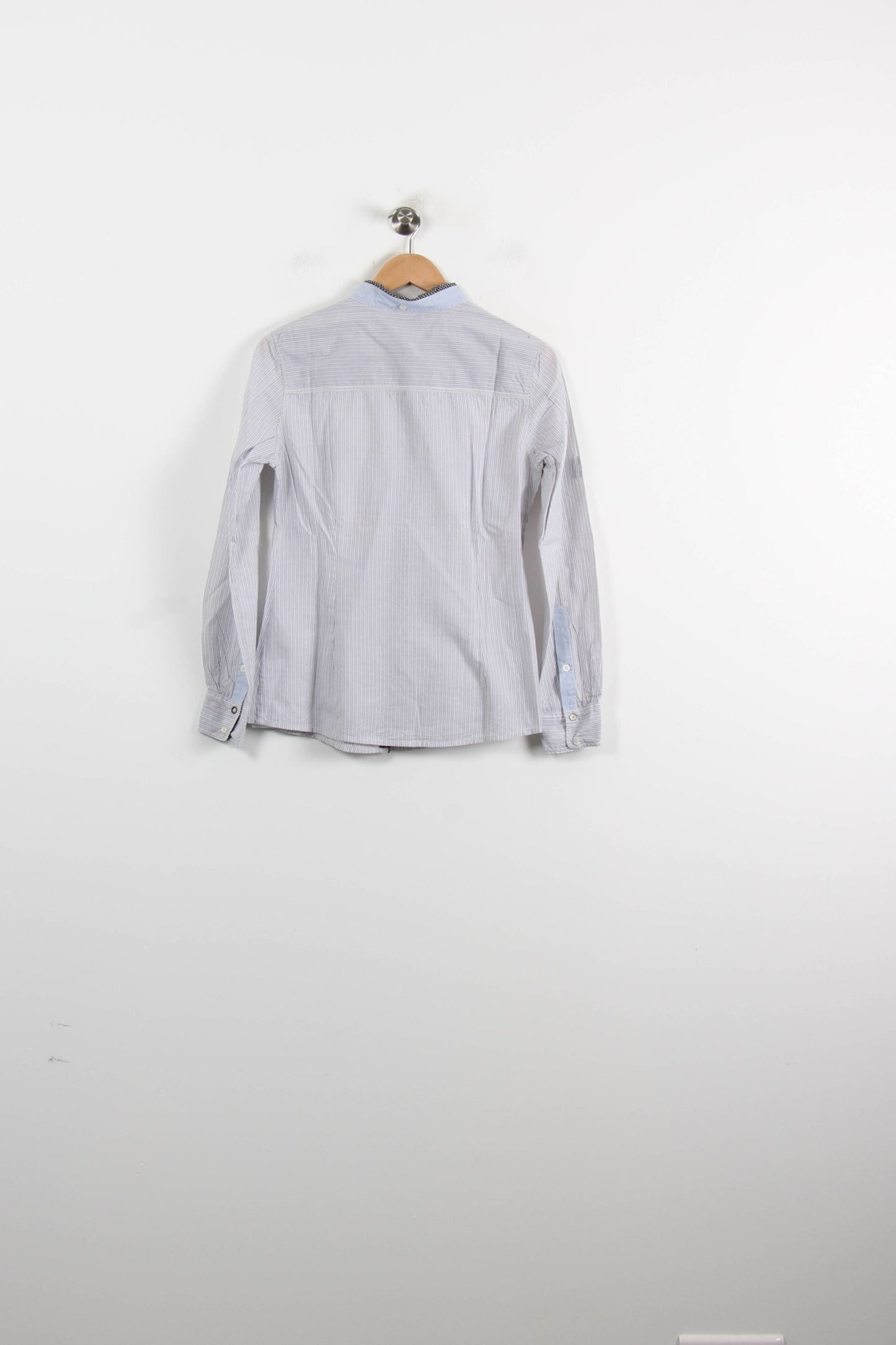 Chemise Rayée Blanche et Bleue - Taille M/38