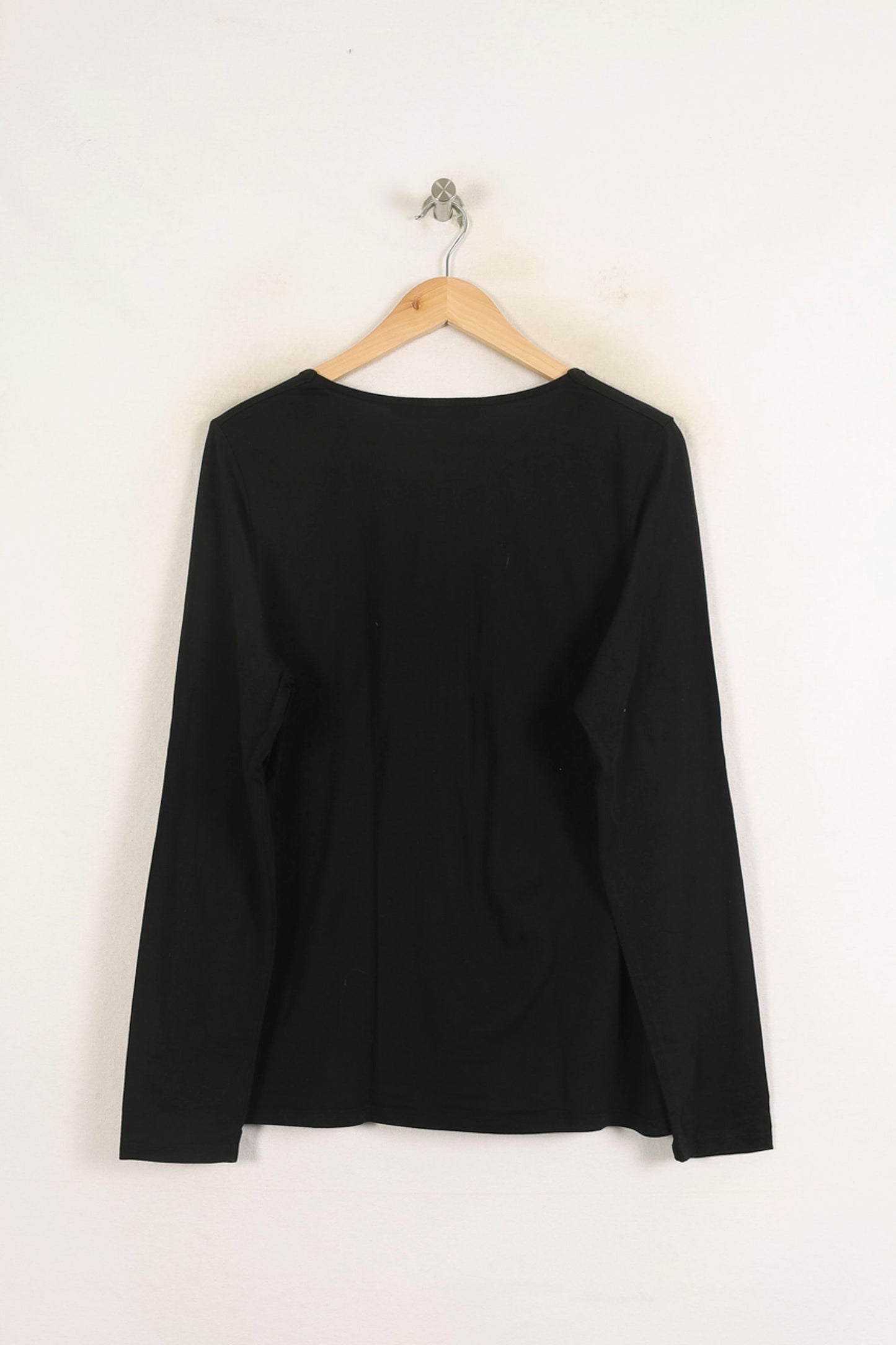 Tee-shirt Manches Longues Noir - Taille XL/42