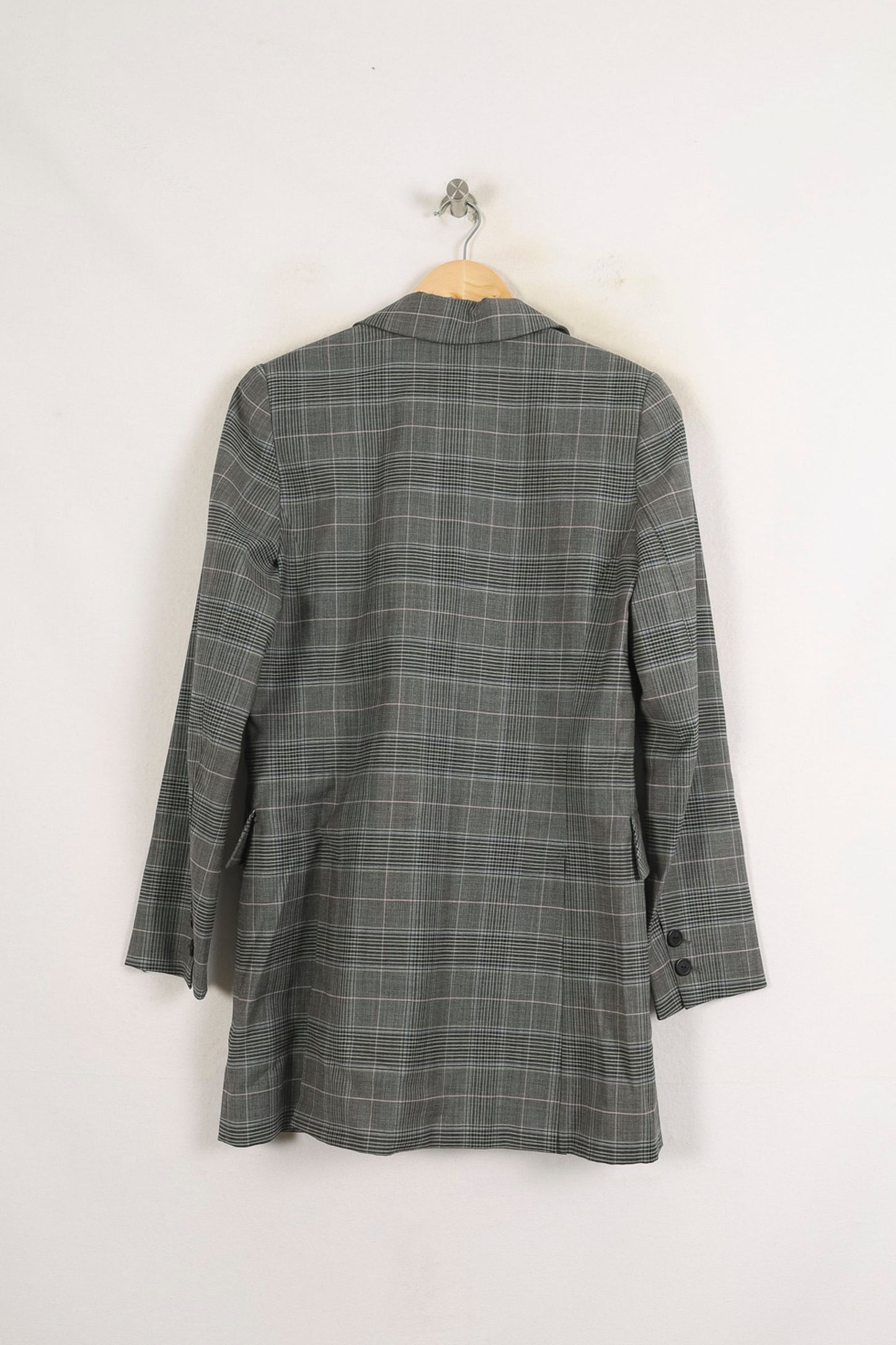 Blazer Gris à Carreaux - Taille M/38