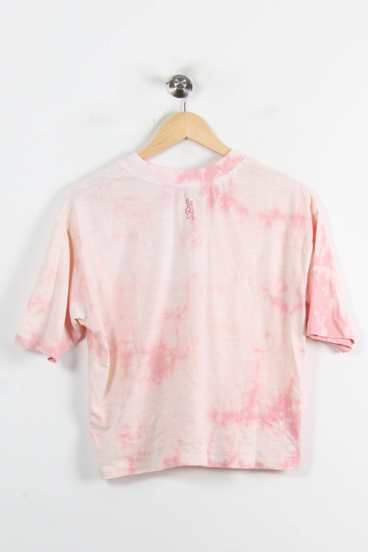 Tee-shirt Rose et Blanc - Taille S/36