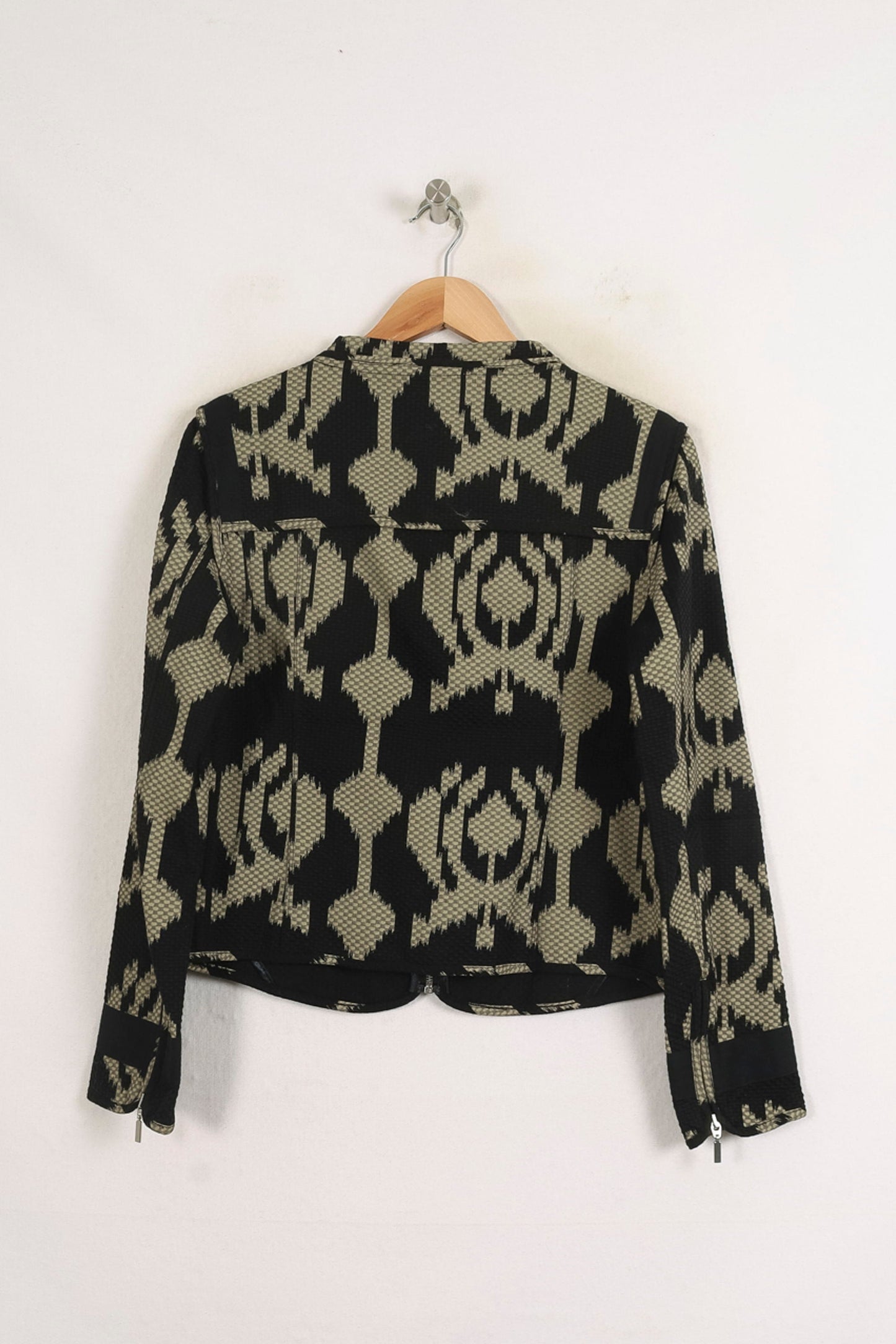 Veste Noire et Beige - Taille L/40