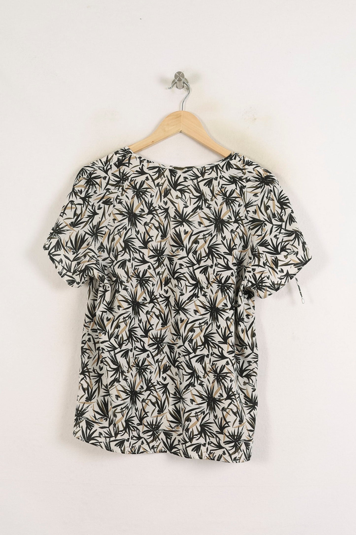Blouse Imprimée Noire et Blanche - Taille XXL/44