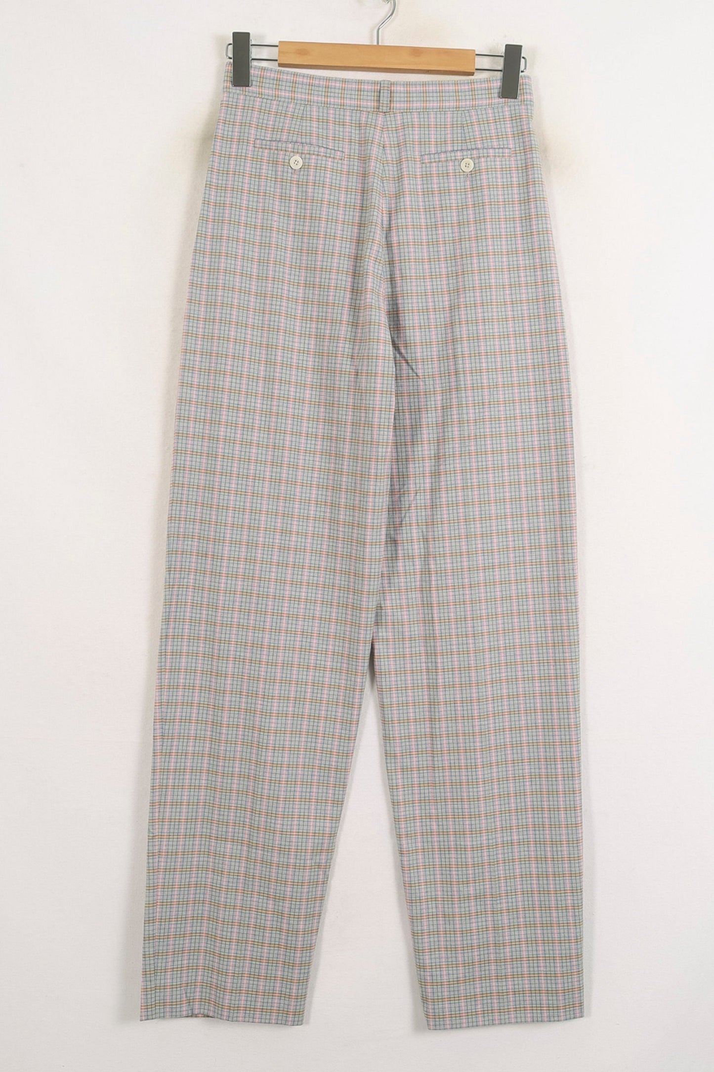 Pantalon Carreaux Gris et Bleu - Taille S/36