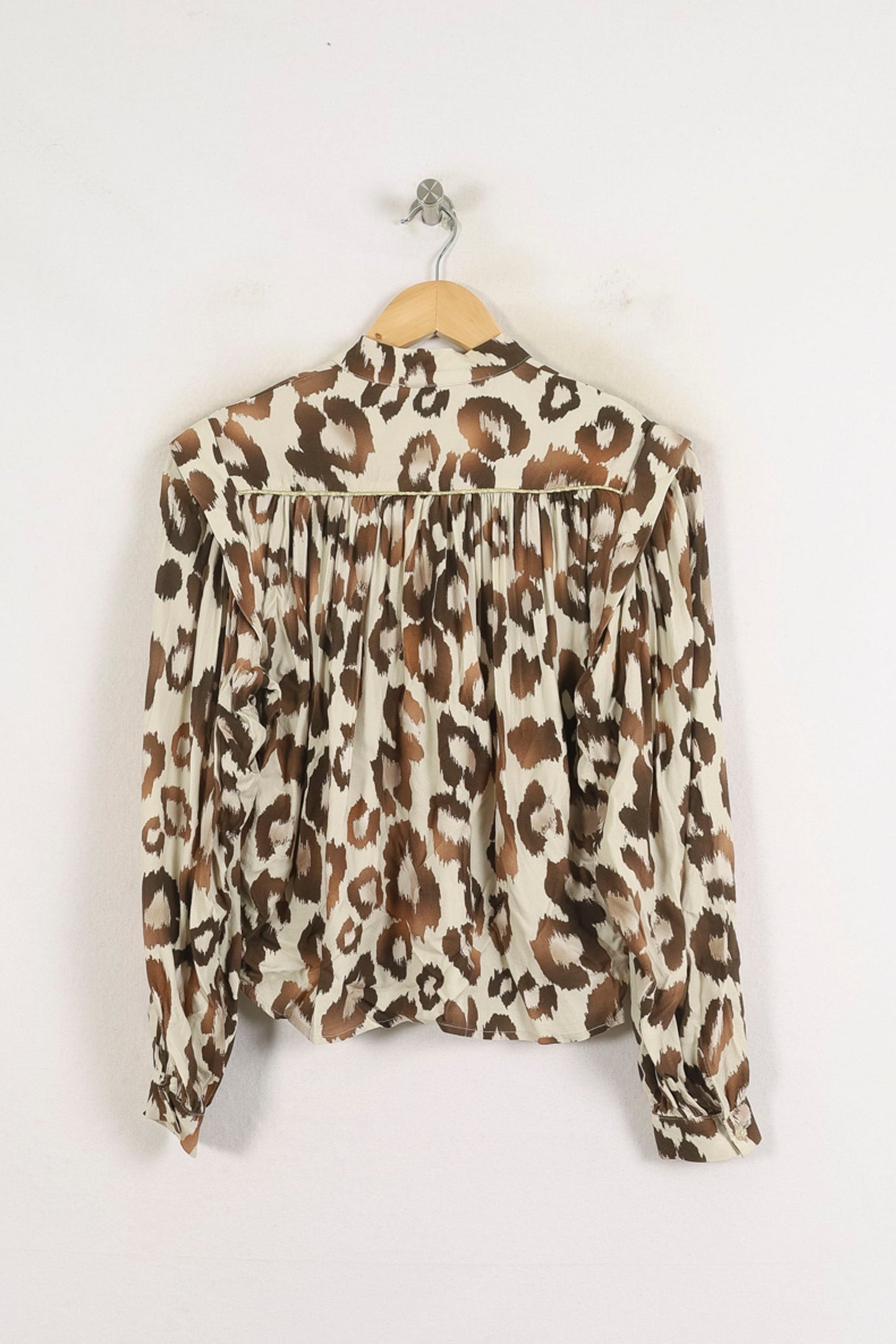 Blouse Léopard Beige et Marron - Taille XS/34
