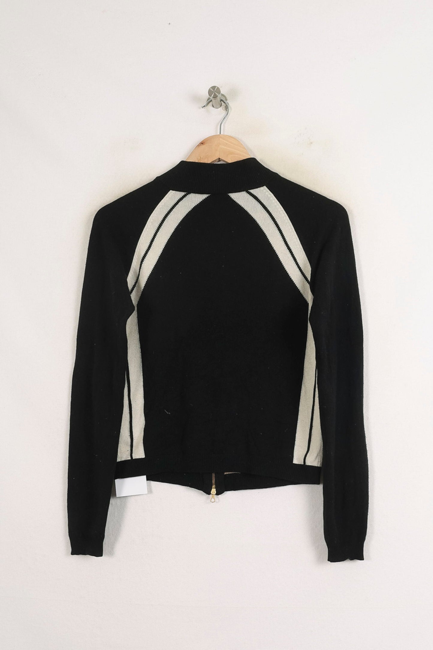 Cardigan Noir et Beige - Taille S/36