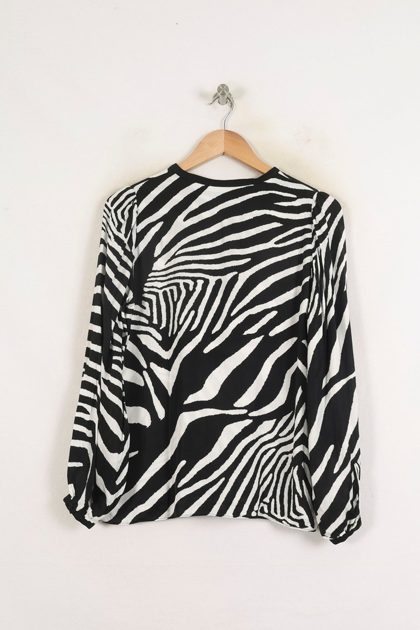 Blouse Noire et Blanche - Taille S/36