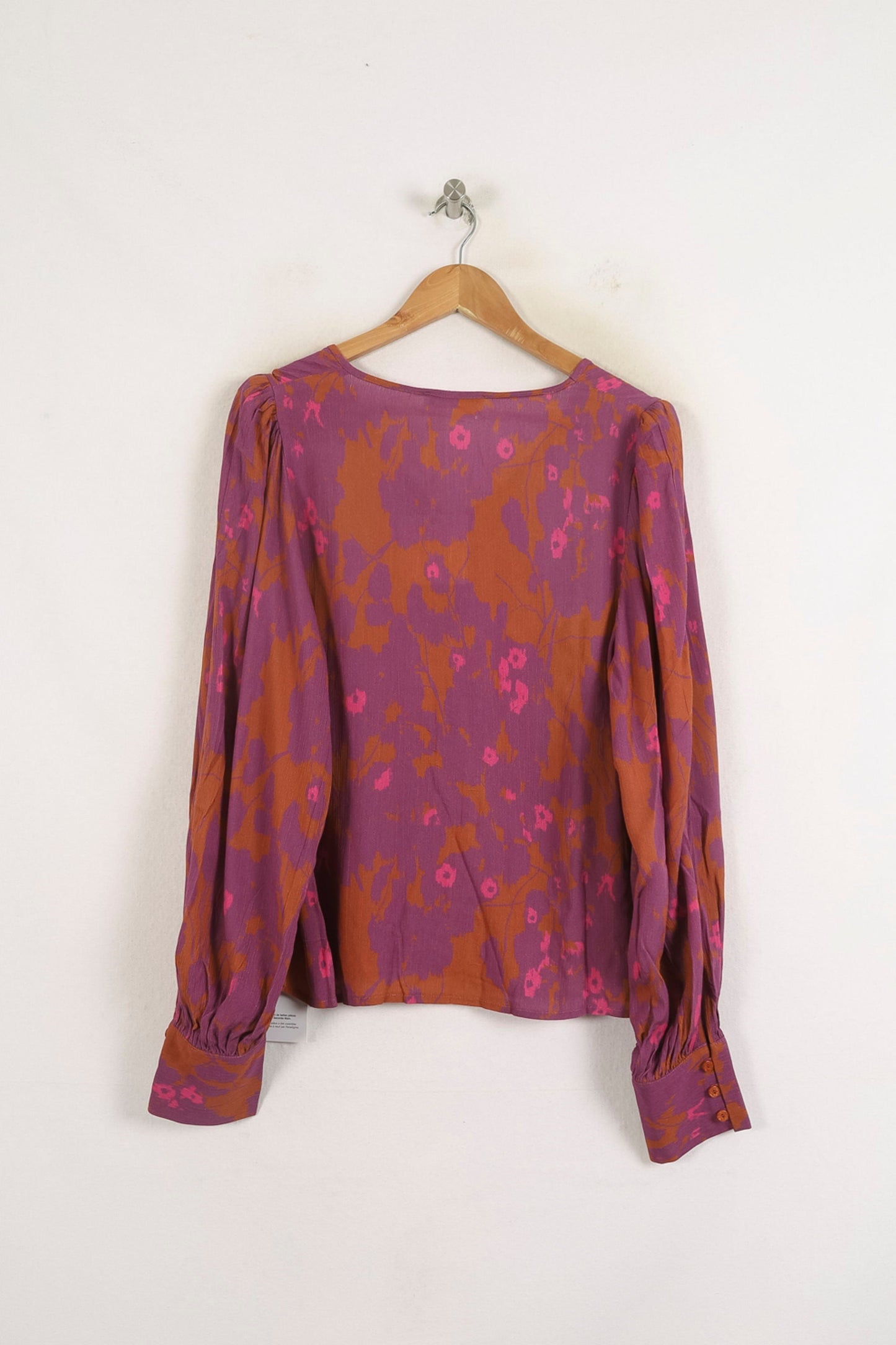Blouse Violette et Marron - Taille XL/42