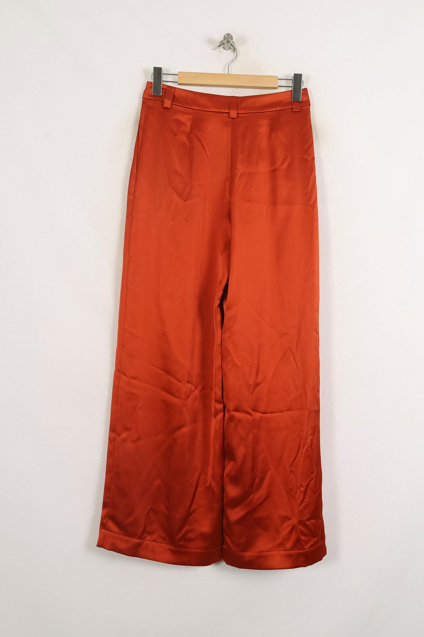 Pantalon Large Bordeaux - Taille S/36