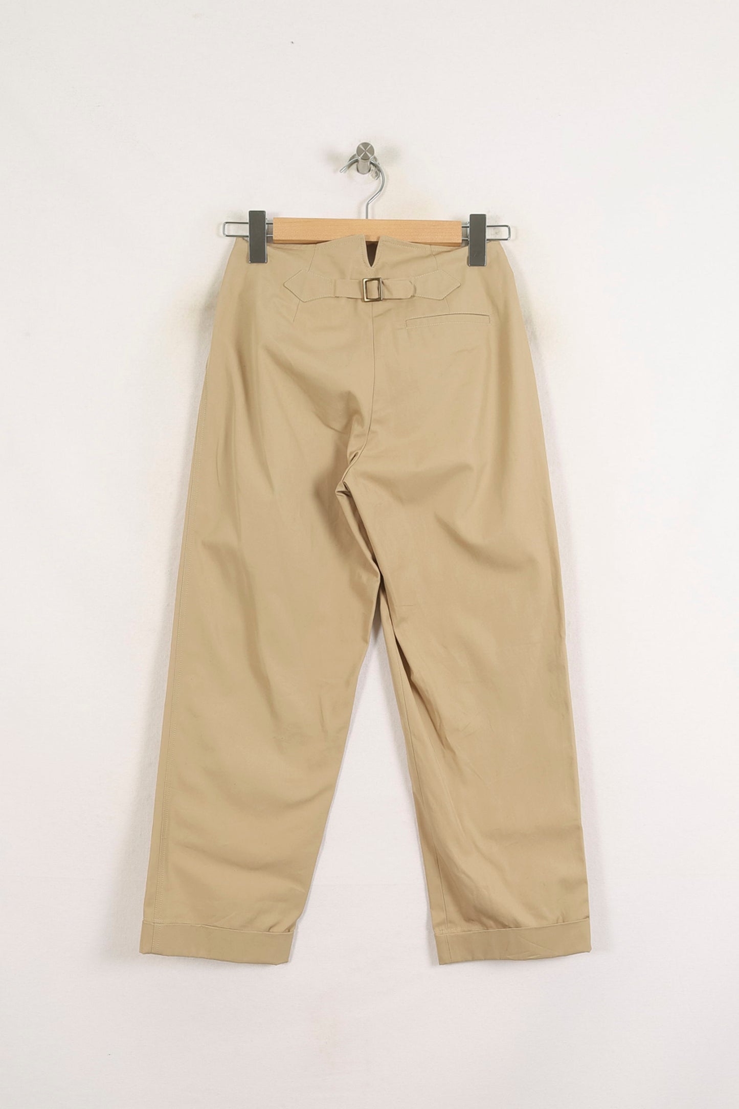 Pantalon Droit Beige - Taille XS/34