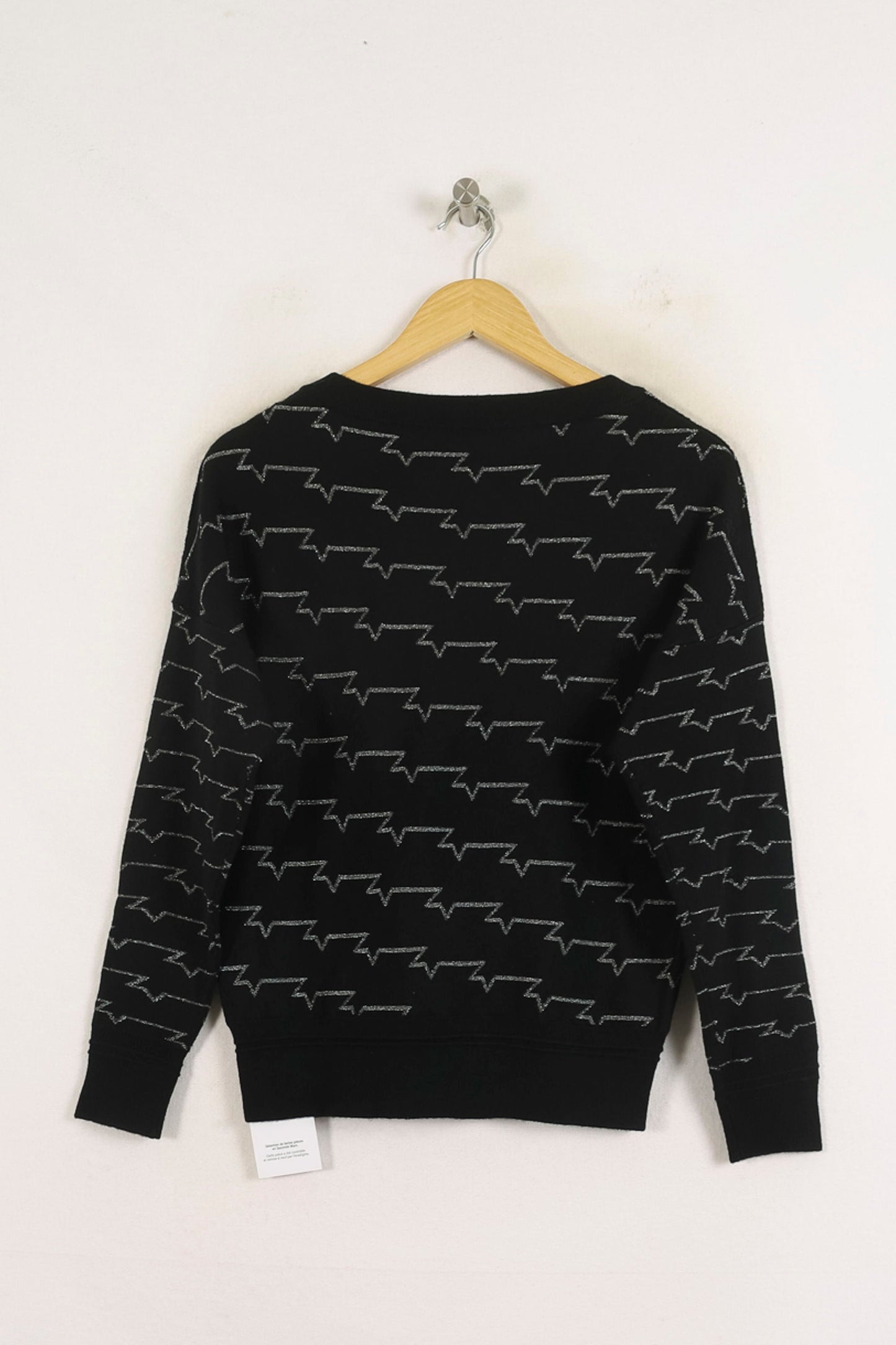 Sweat Noir et Gris - Taille XS/34