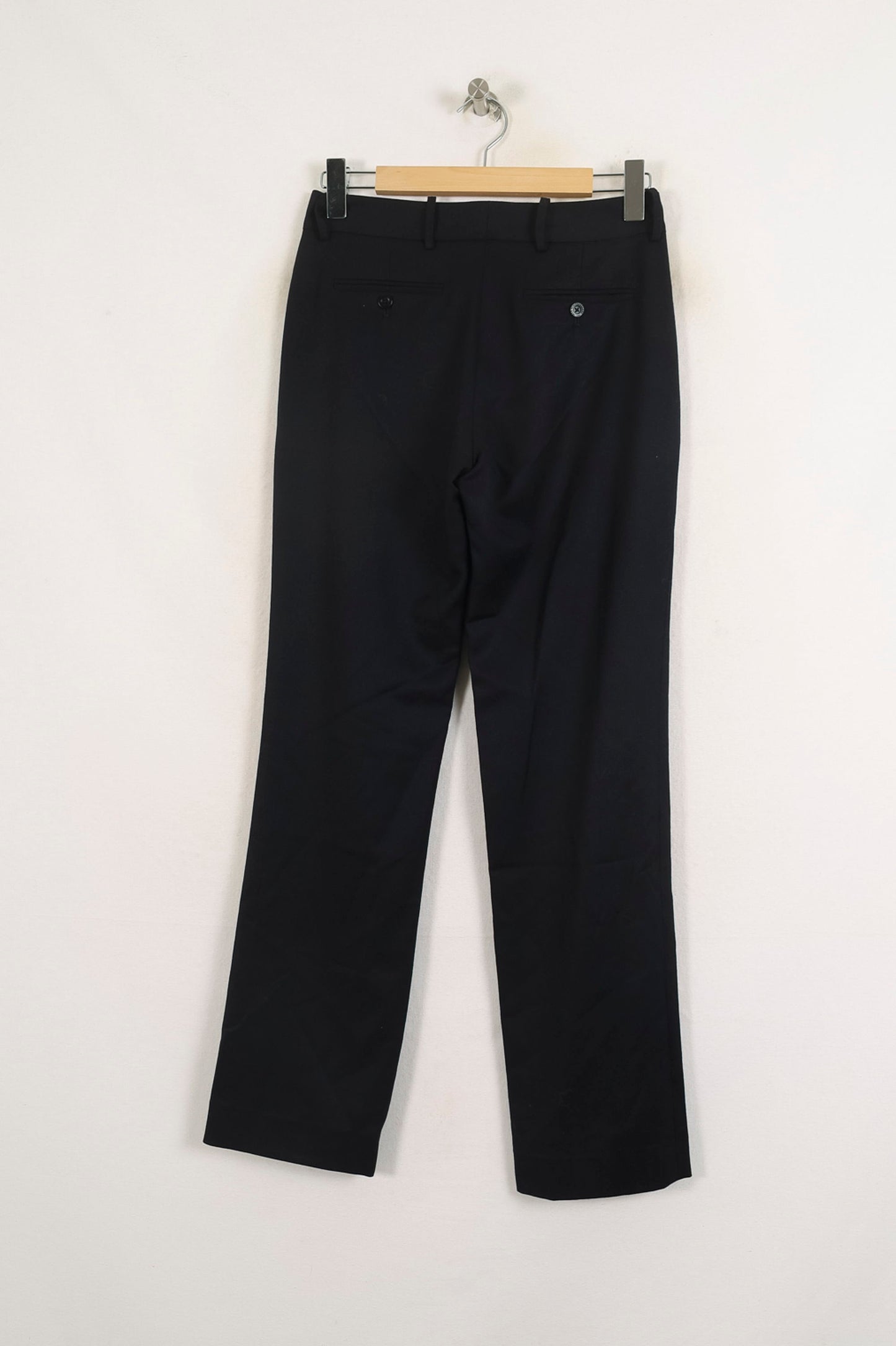 Pantalon Droit Noir - Taille S/36