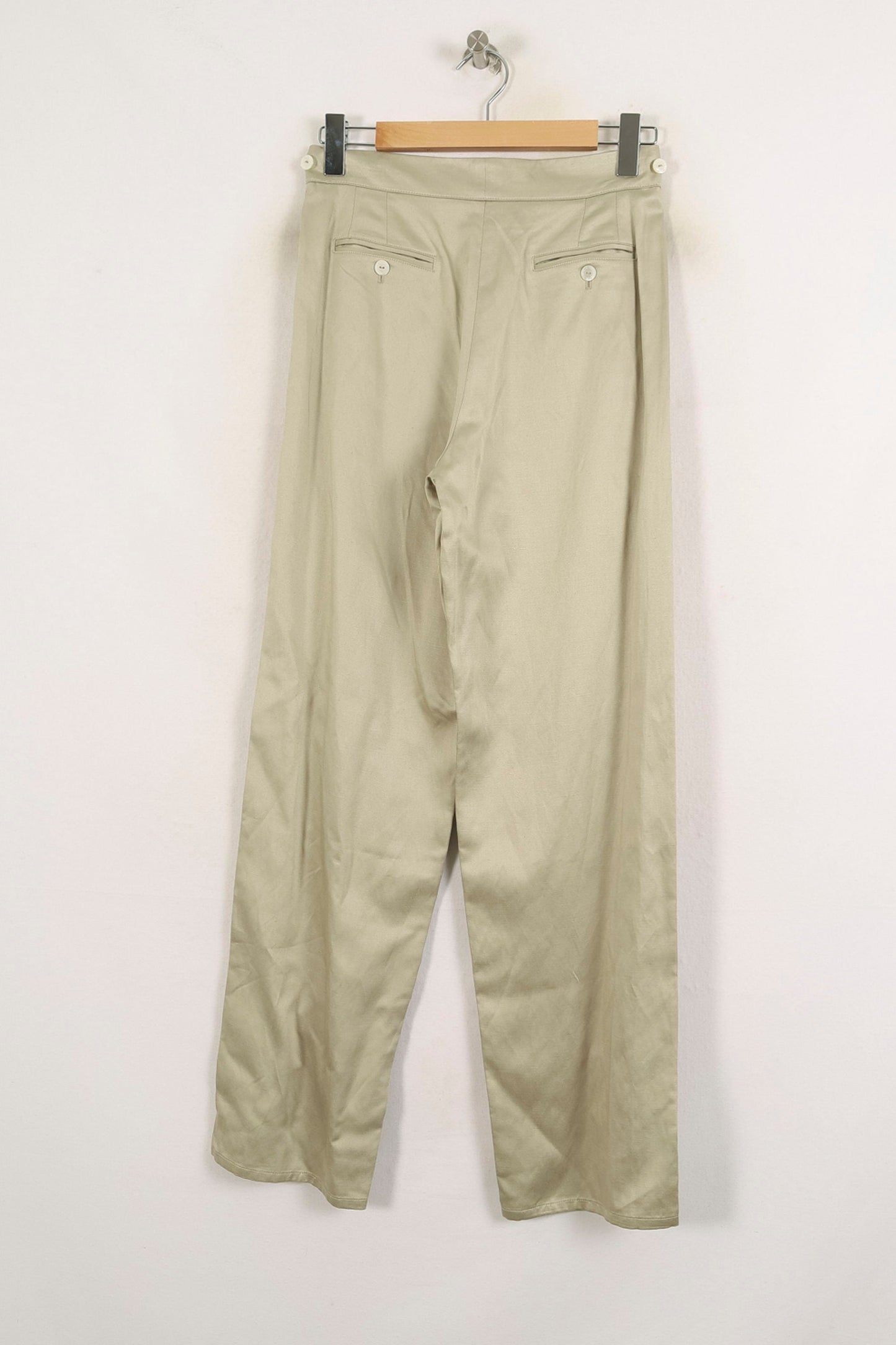 Pantalon Droit Beige - Taille S/36