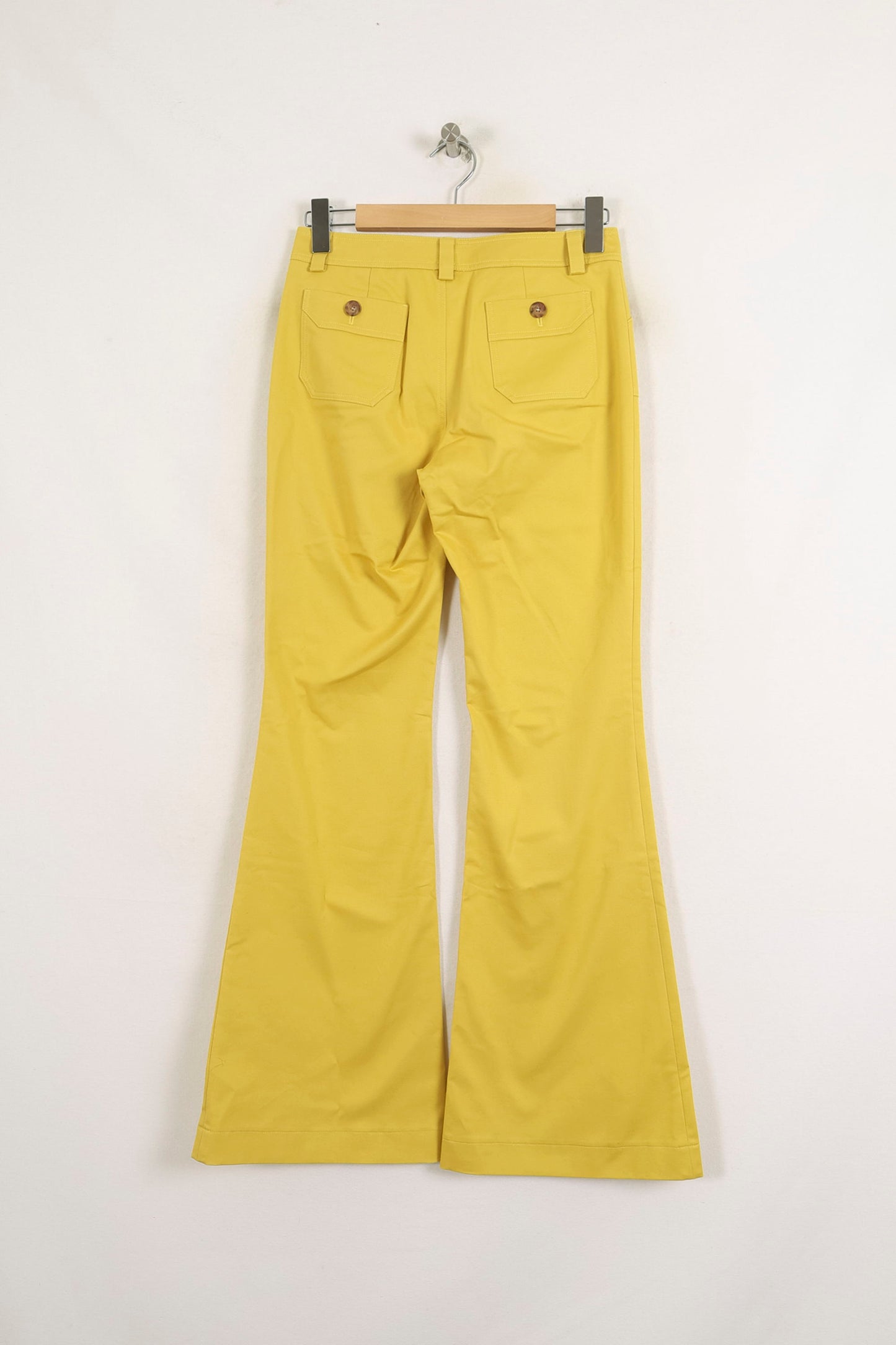 Pantalon Évasé Jaune - Taille S/36