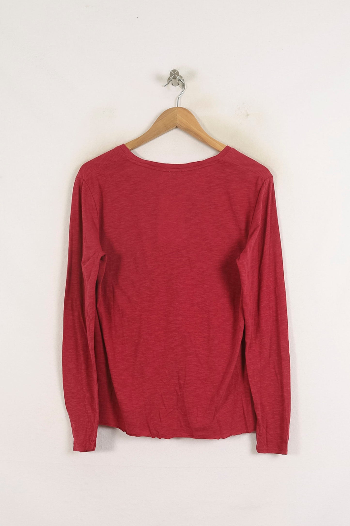 Tee-shirt Manches Longues Bordeaux - Taille S/36