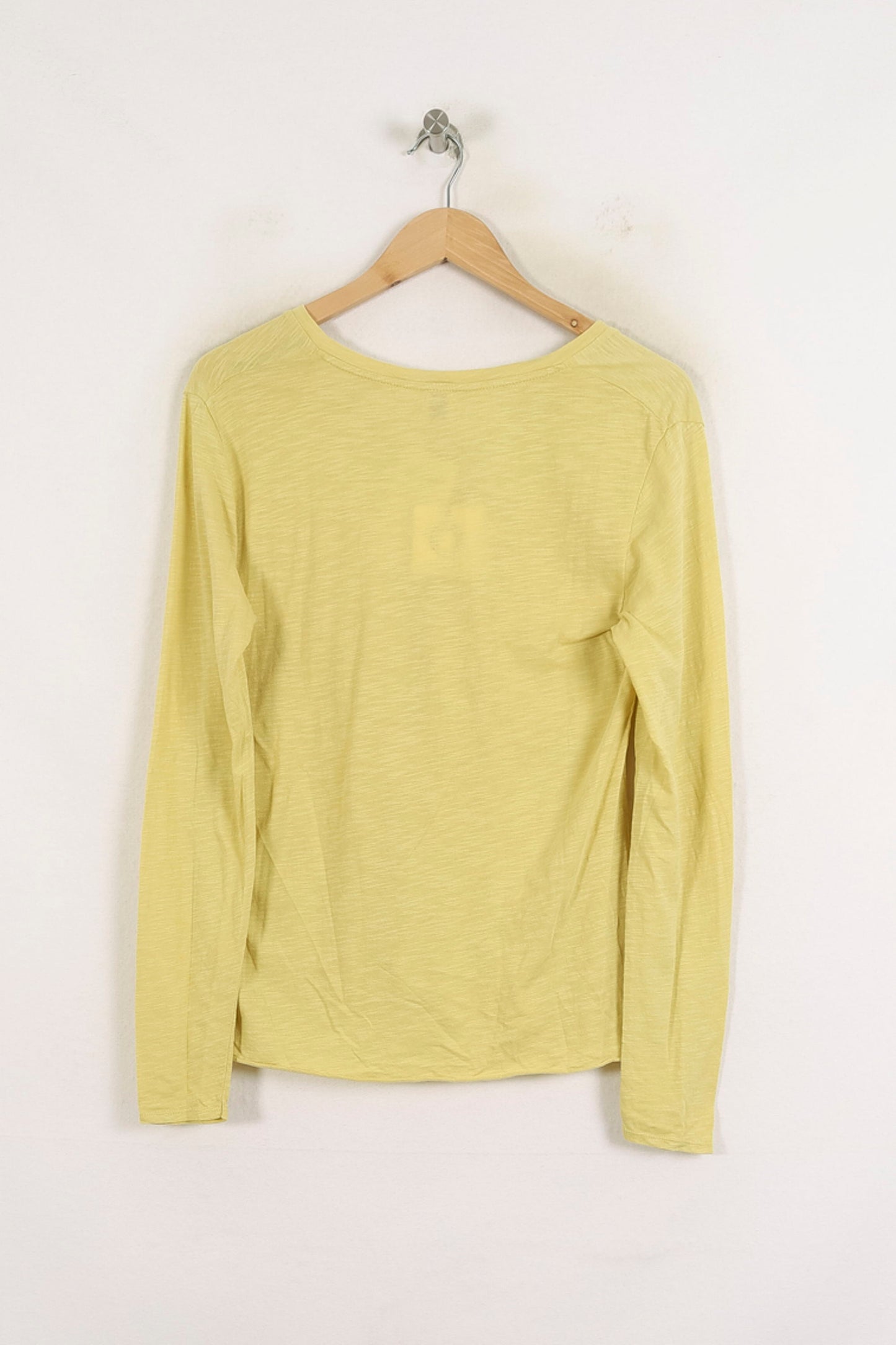 Tee-shirt Manches Longues Jaune - Taille S/36