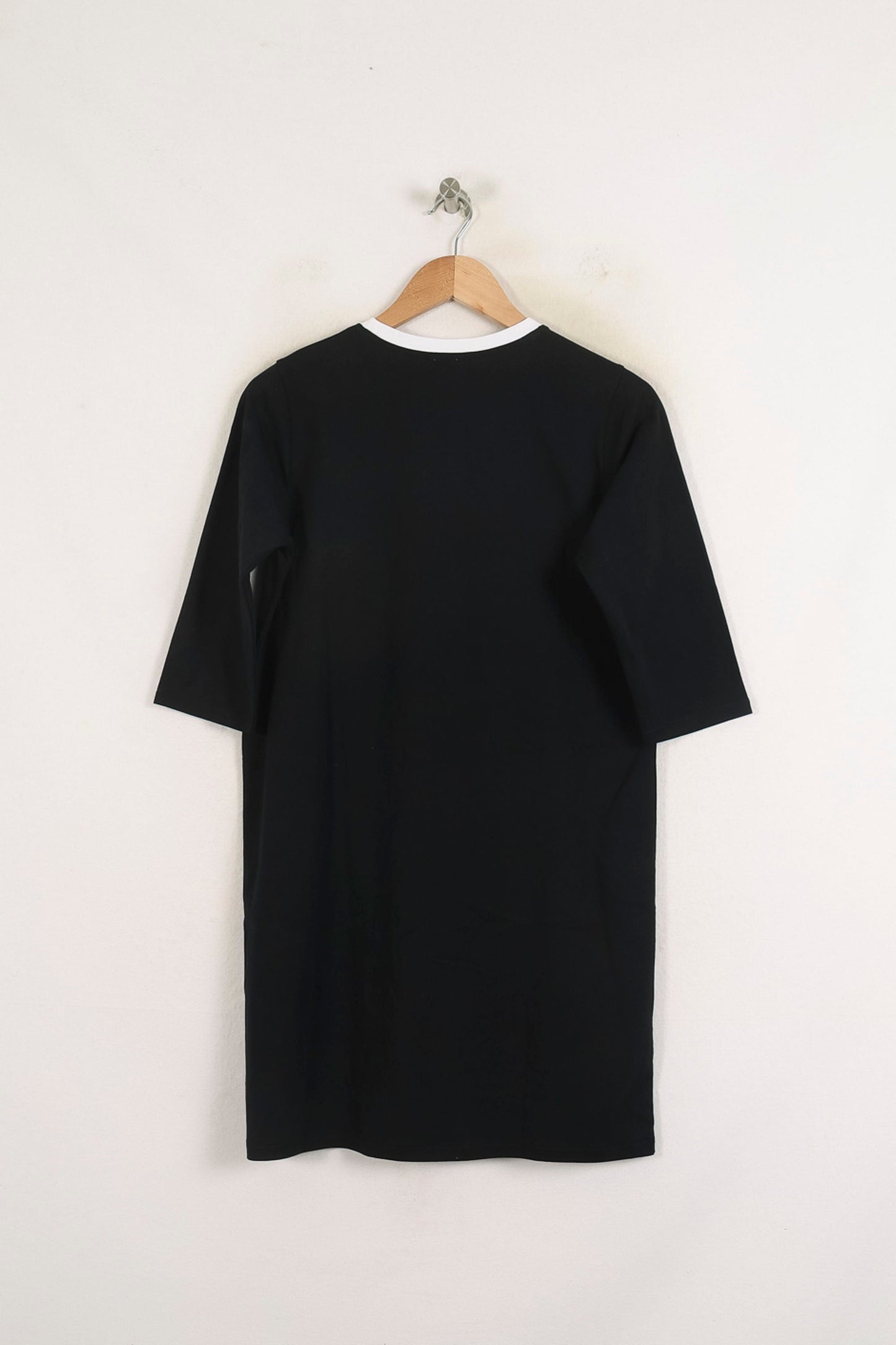 Robe T-shirt Noire et Blanche - Taille S/36