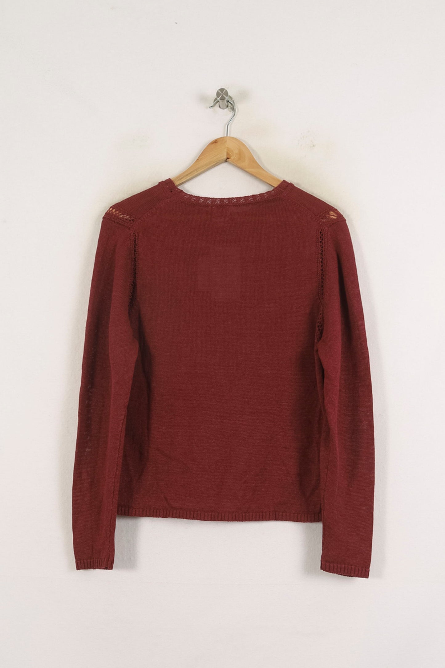 Pull Bordeaux - Taille S/36