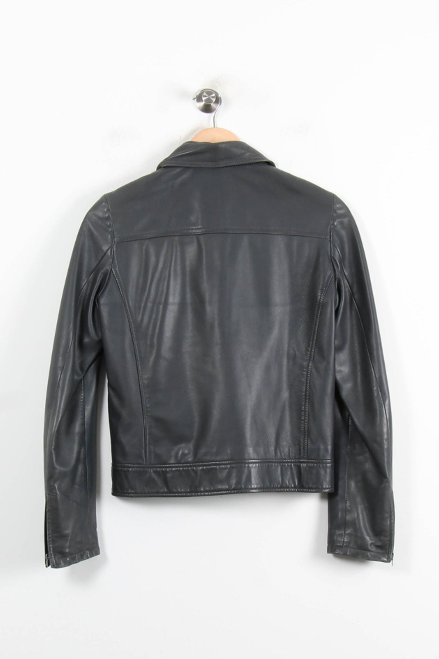 Blouson et Cuir Gris - Taille S/36