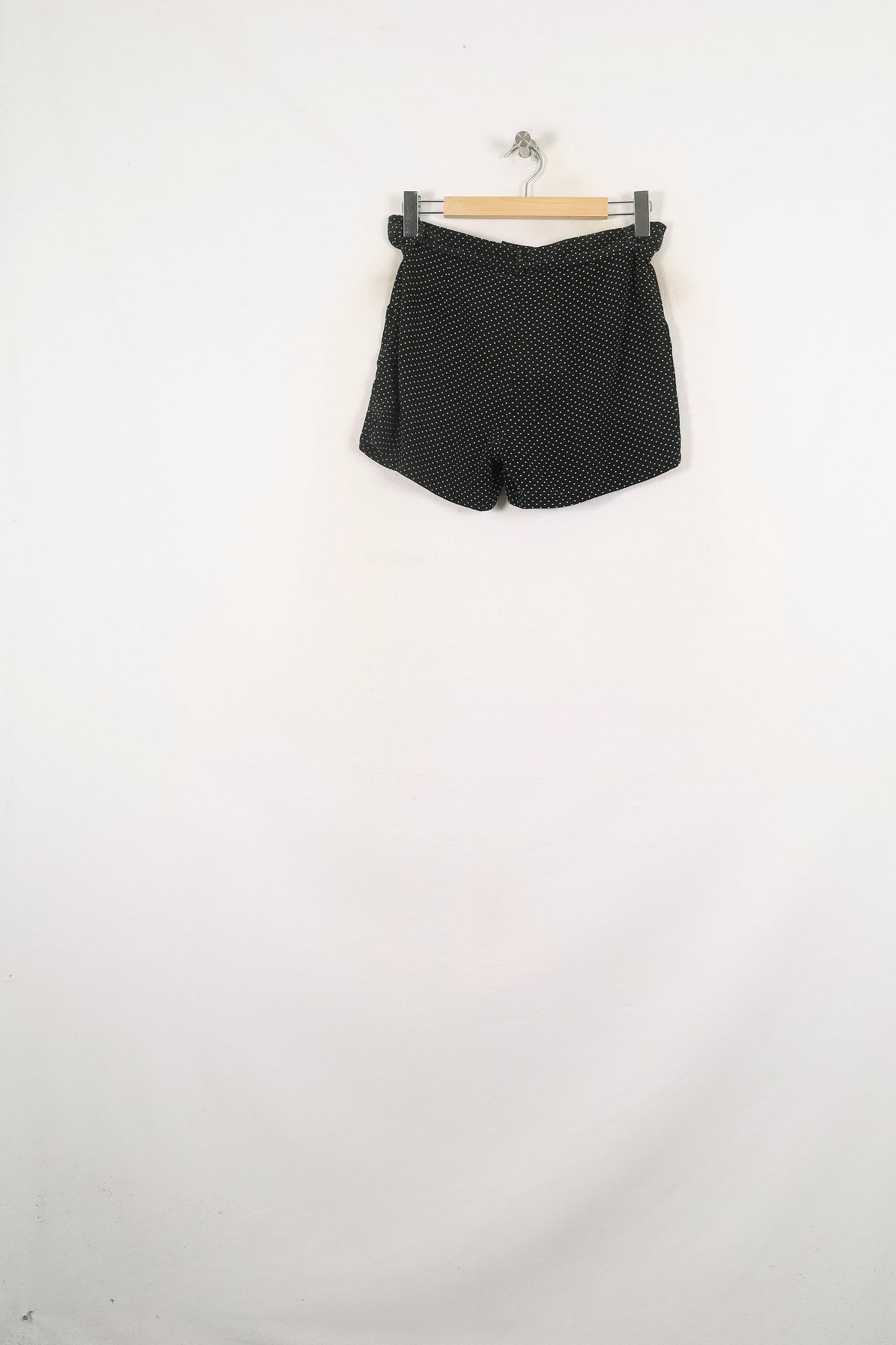 Short Noir à Pois Blancs - Taille L/40