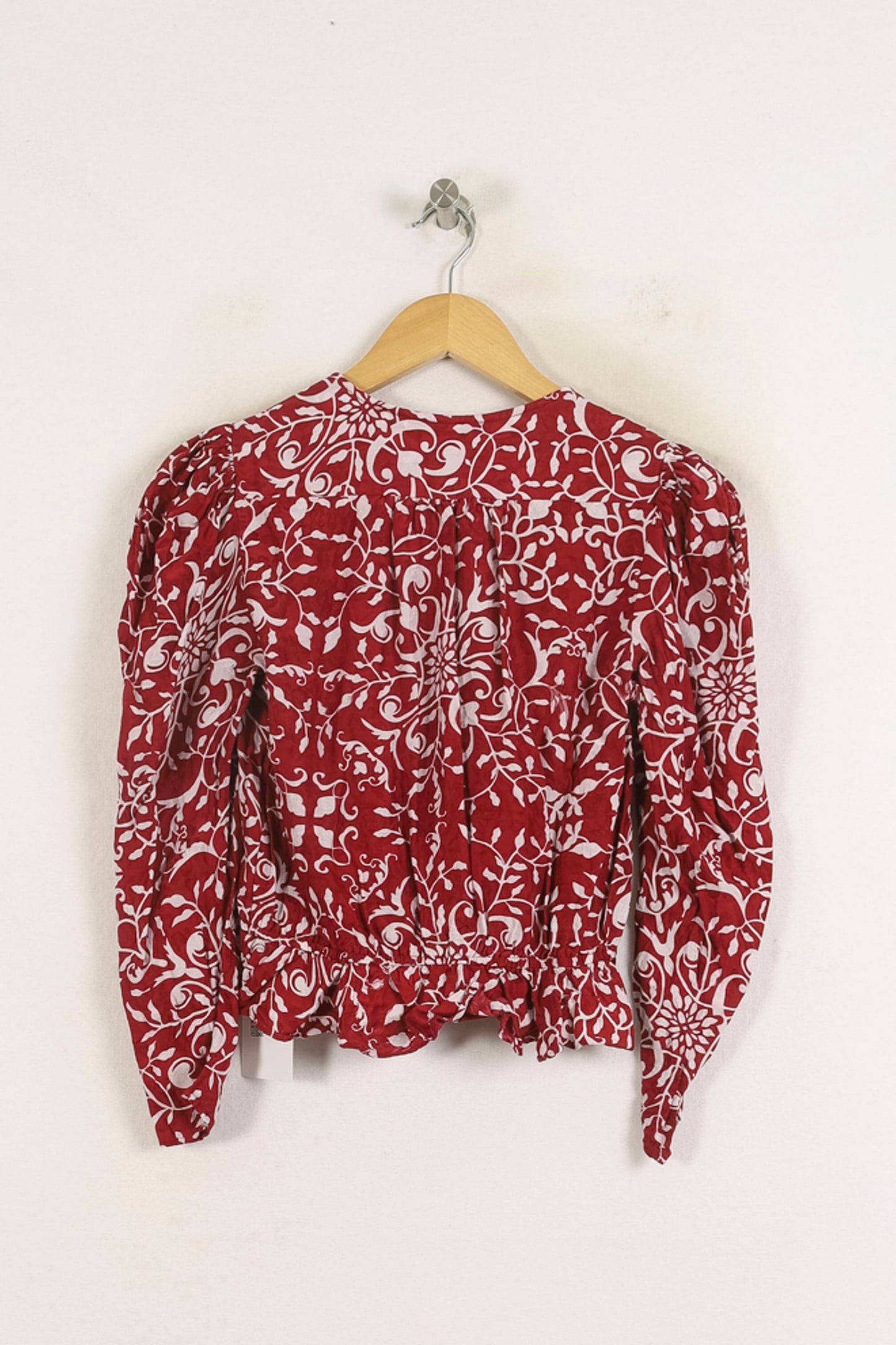 Blouse Rouge et Blanche - Taille S/36