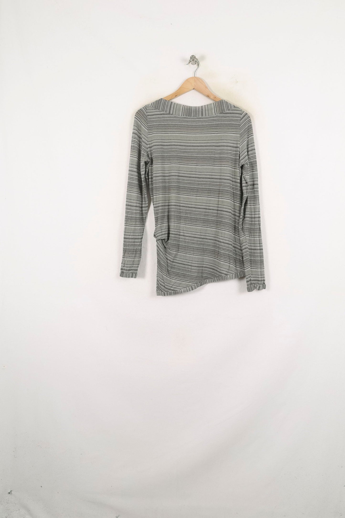 Blouse Grise et Verte - Taille S/36