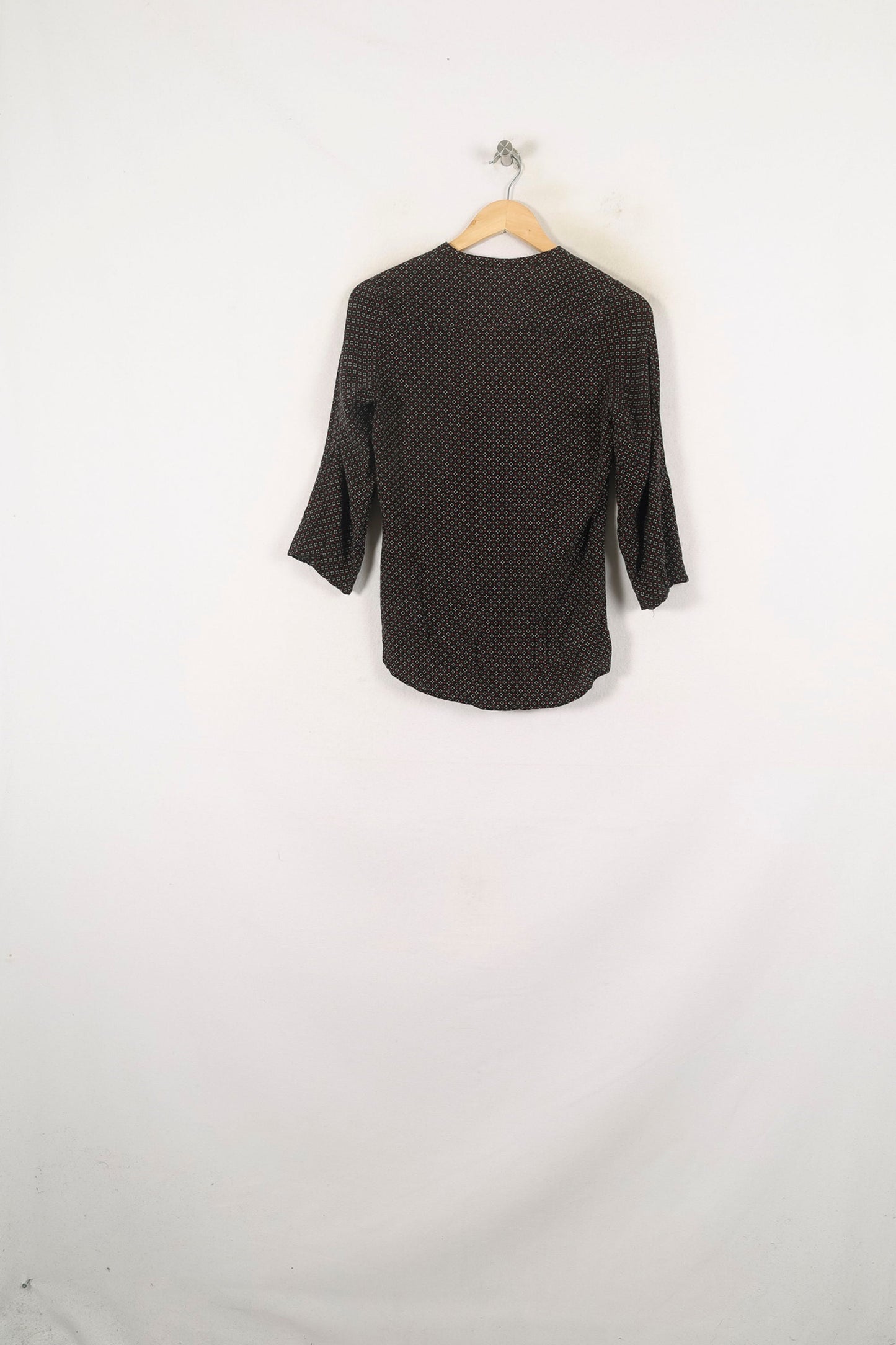 Blouse Noire et Rouge - Taille S/36