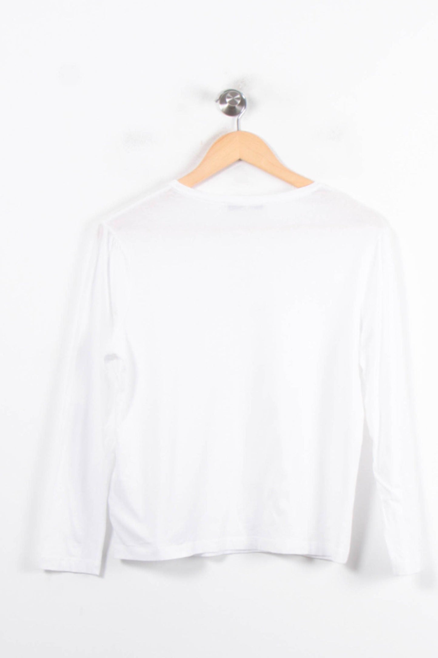 Tee-shirt Manches Longues Blanc - Taille S/36