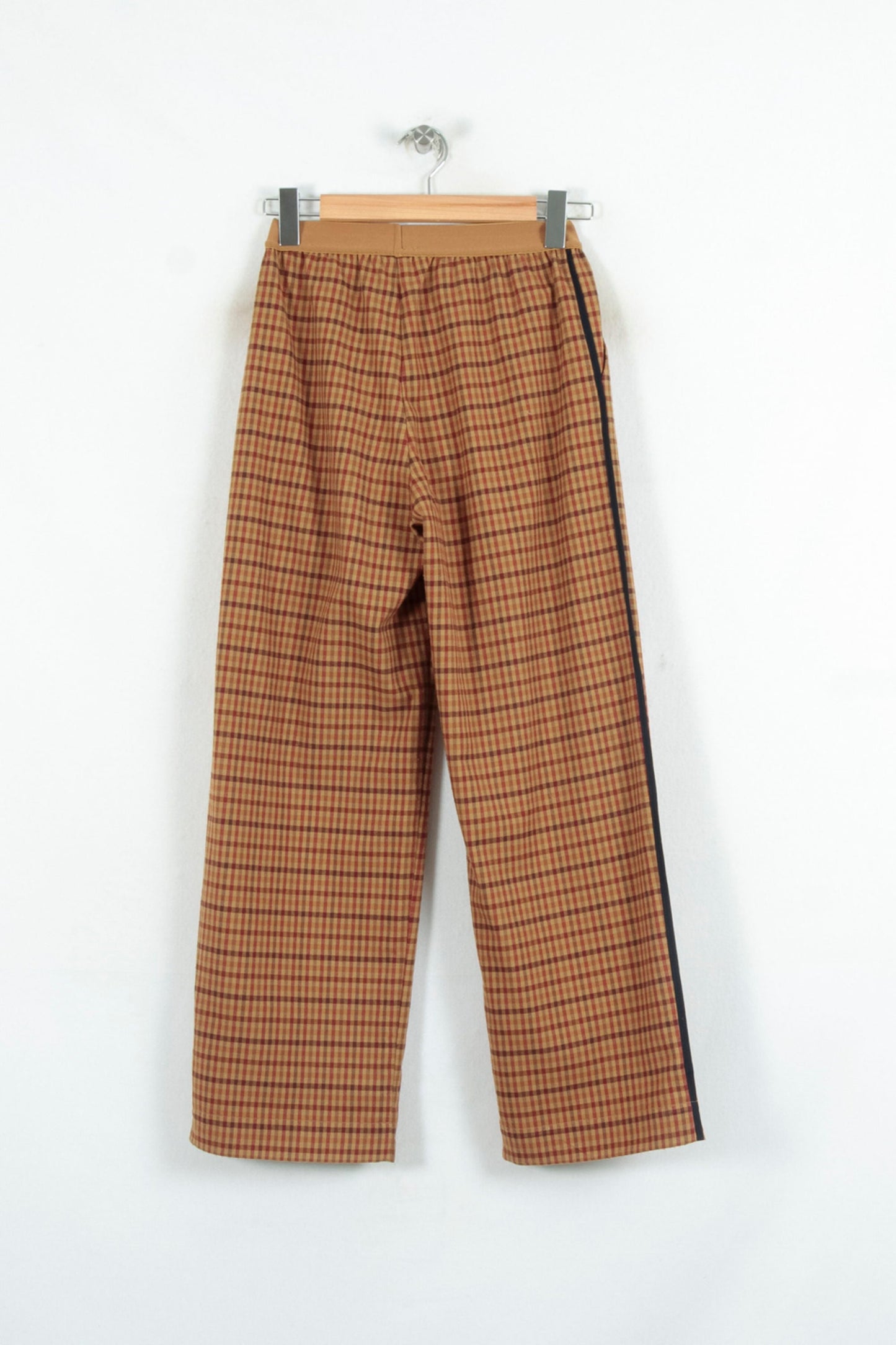 Pantalon Carreaux Marron et Rouge - Taille S/36